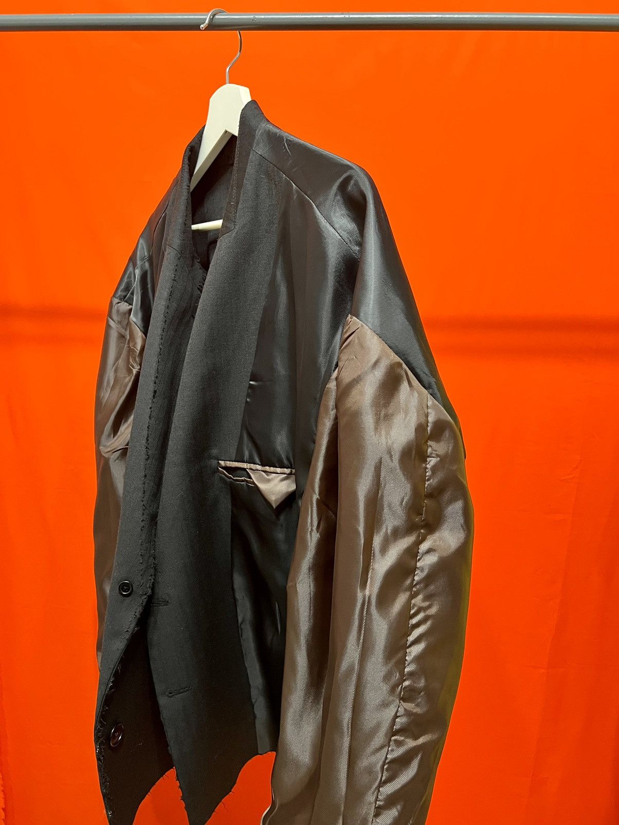 Balenciaga BALENCIAGA red carpet destroy cut jumbo blazer very rare Size 54R - 9 Thumbnail