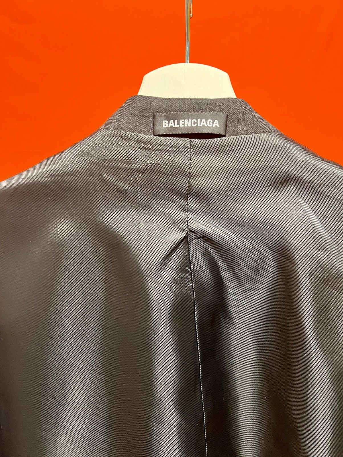 Balenciaga BALENCIAGA red carpet destroy cut jumbo blazer very rare Size 54R - 8 Thumbnail