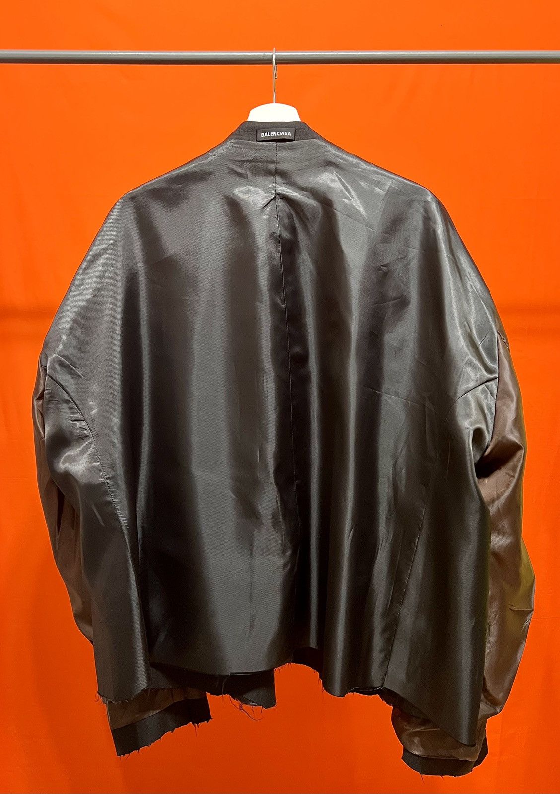 Balenciaga BALENCIAGA red carpet destroy cut jumbo blazer very rare Size 54R - 11 Thumbnail