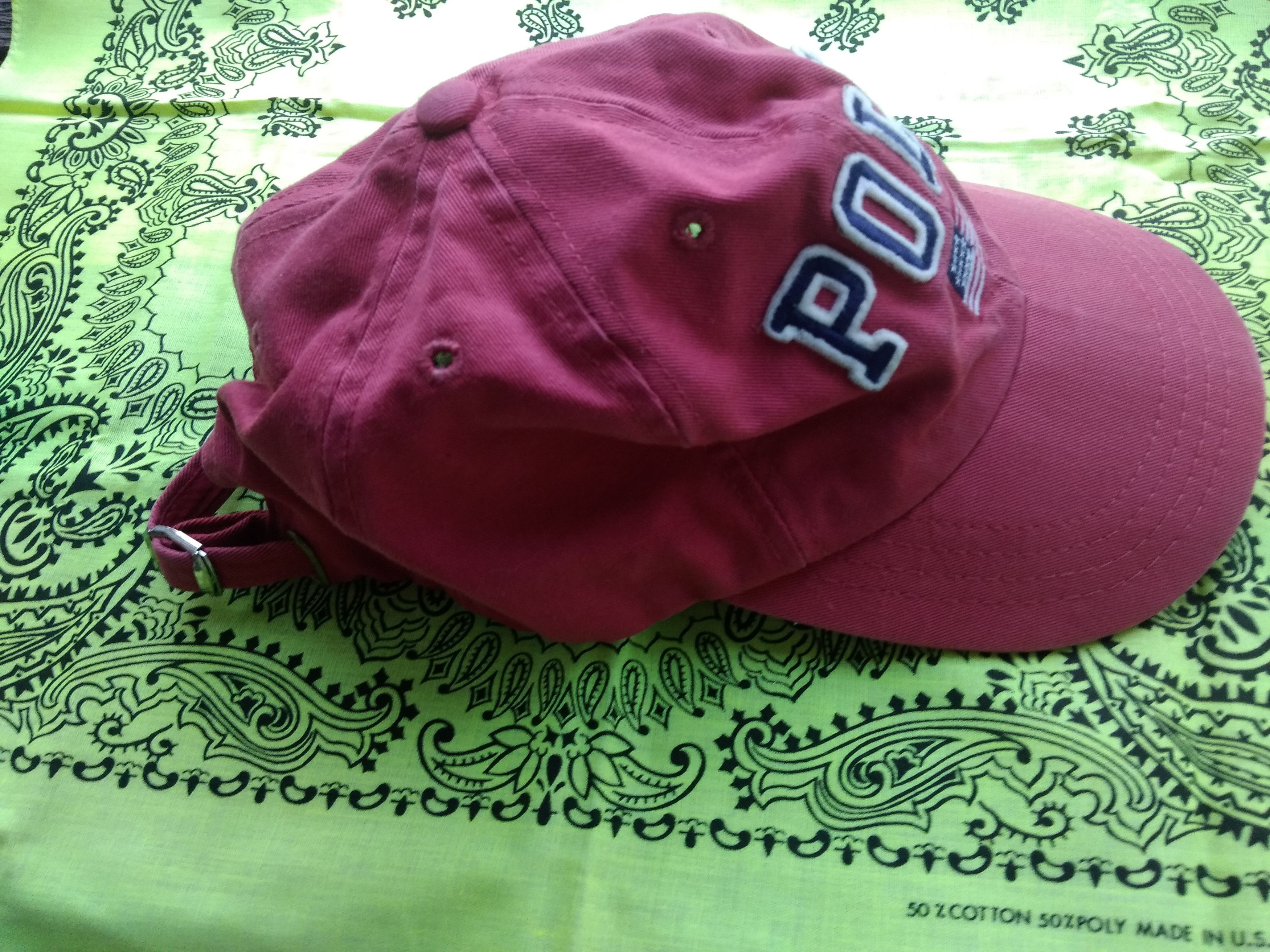Polo Ralph Lauren × Ralph Lauren × Vintage Polo Sport Ralph Lauren x baseball cap x Made In USA Size ONE SIZE - 2 Thumbnail