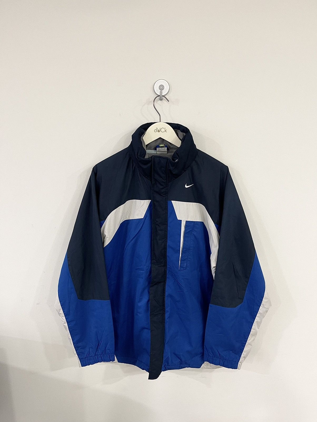 Nike × Vintage VINTAGE🔥Y2K NIKE 3TONE CLIMA FIT DOUBLE ZIPPER ON OFF HOODIE Size US XL / EU 56 / 4 - 4 Thumbnail