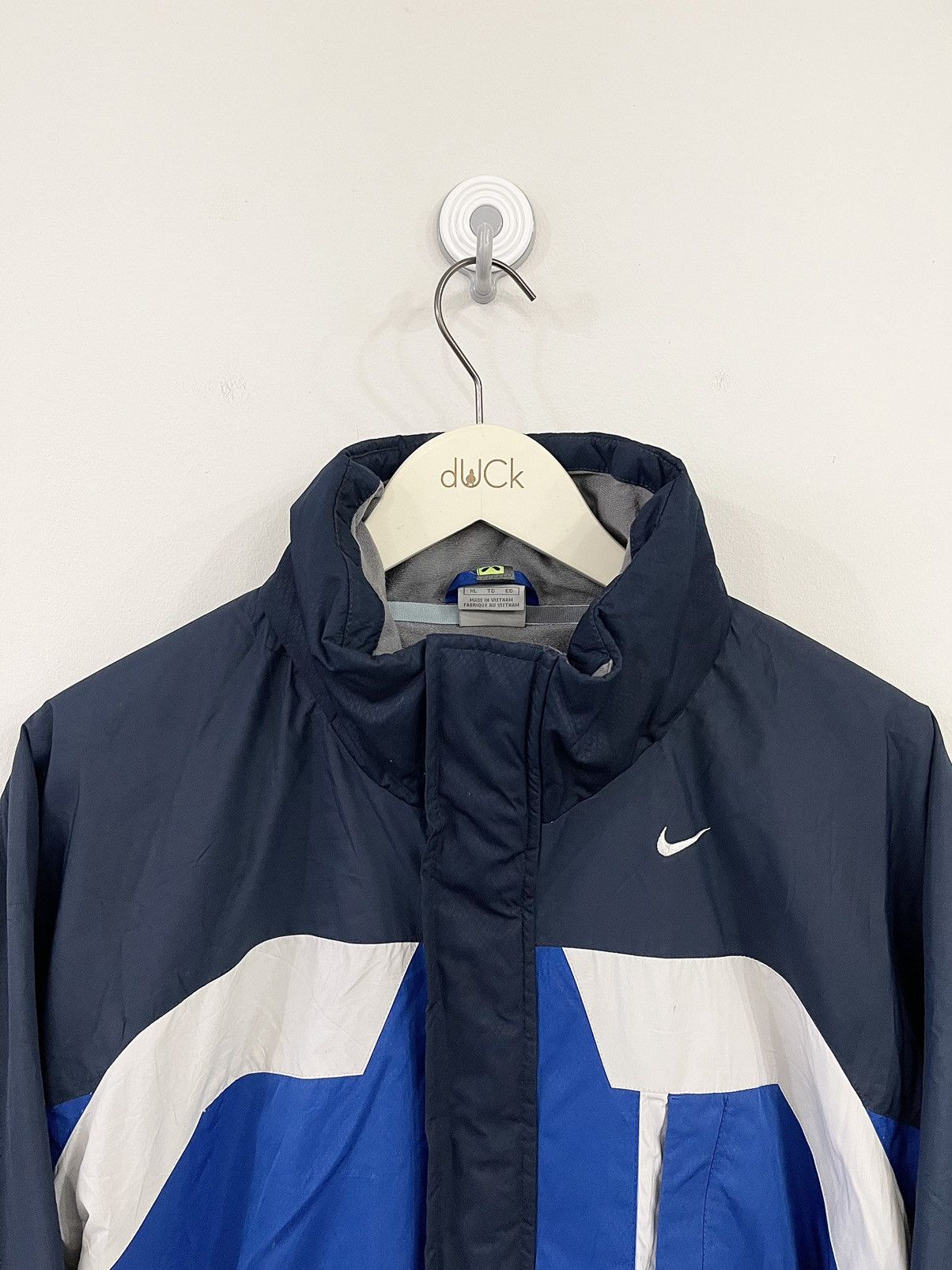 Nike × Vintage VINTAGE🔥Y2K NIKE 3TONE CLIMA FIT DOUBLE ZIPPER ON OFF HOODIE Size US XL / EU 56 / 4 - 5 Thumbnail