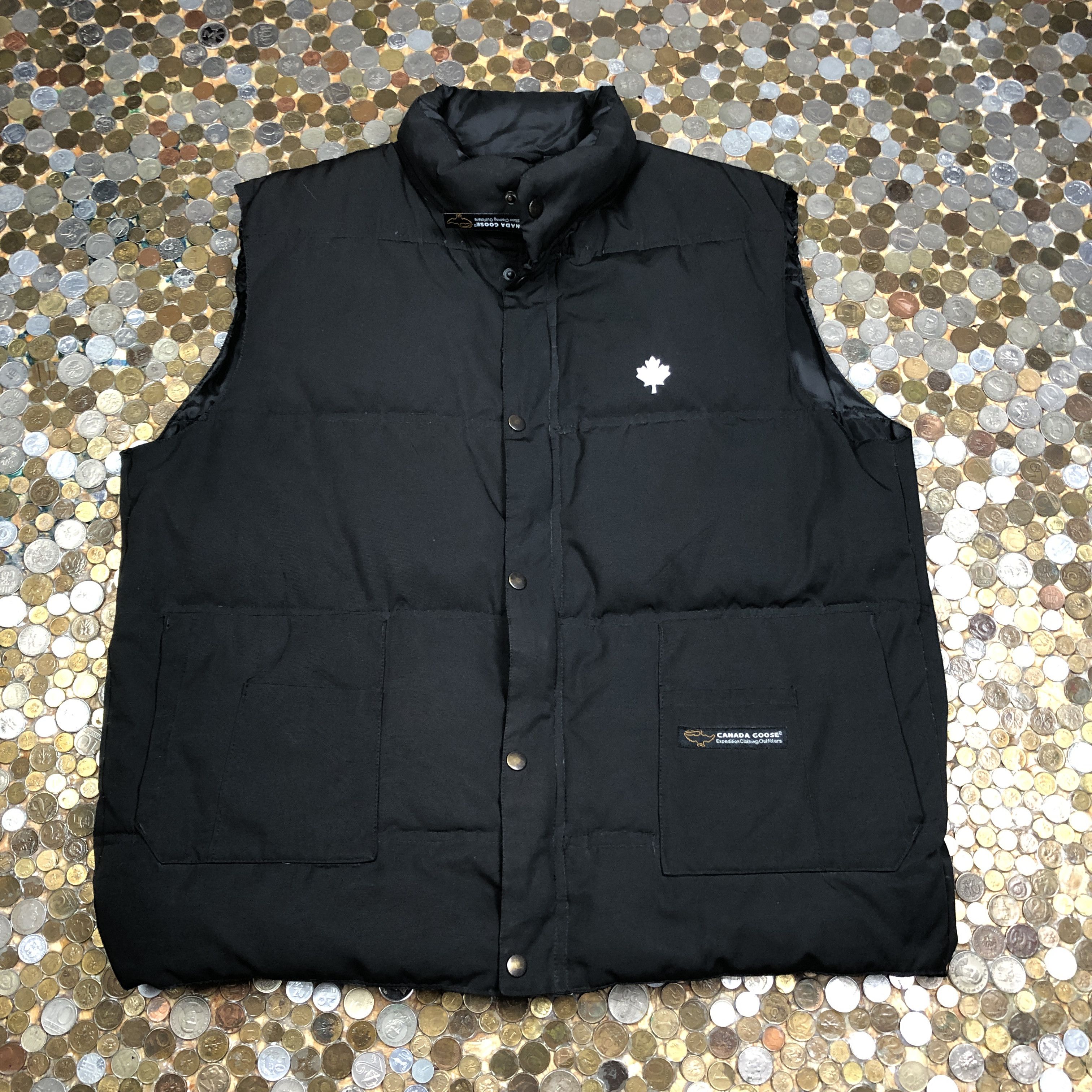 Image of Canada Goose Puffer Vest in Black, Men's (Size 2XL)