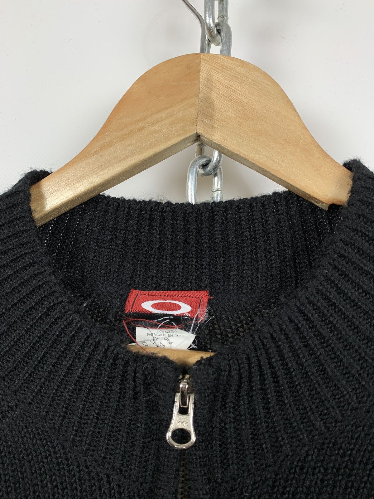 Oakley Vintage Oakley Zip Wool Sweater Size US M / EU 48-50 / 2 - 15 Thumbnail