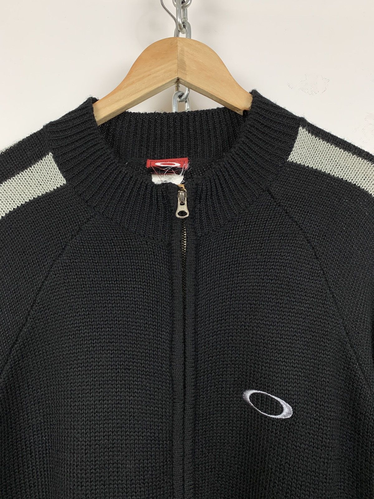 Oakley Vintage Oakley Zip Wool Sweater Size US M / EU 48-50 / 2 - 6 Thumbnail