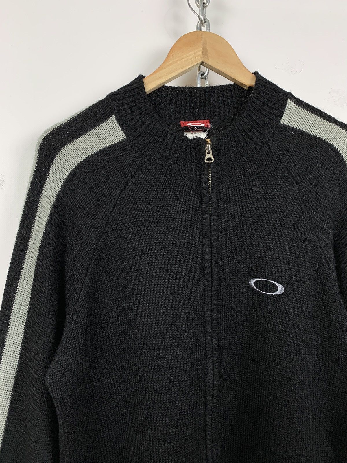 Oakley Vintage Oakley Zip Wool Sweater Size US M / EU 48-50 / 2 - 5 Thumbnail