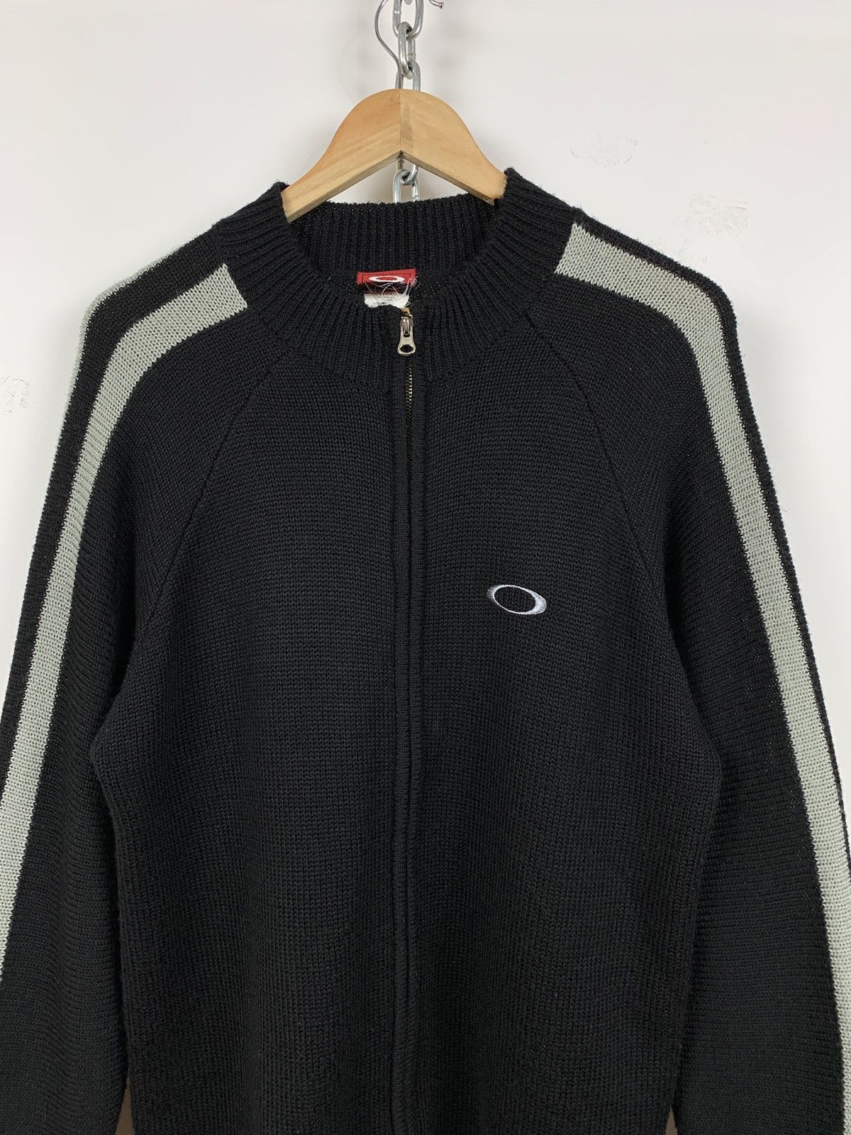 Oakley Vintage Oakley Zip Wool Sweater Size US M / EU 48-50 / 2 - 3 Thumbnail