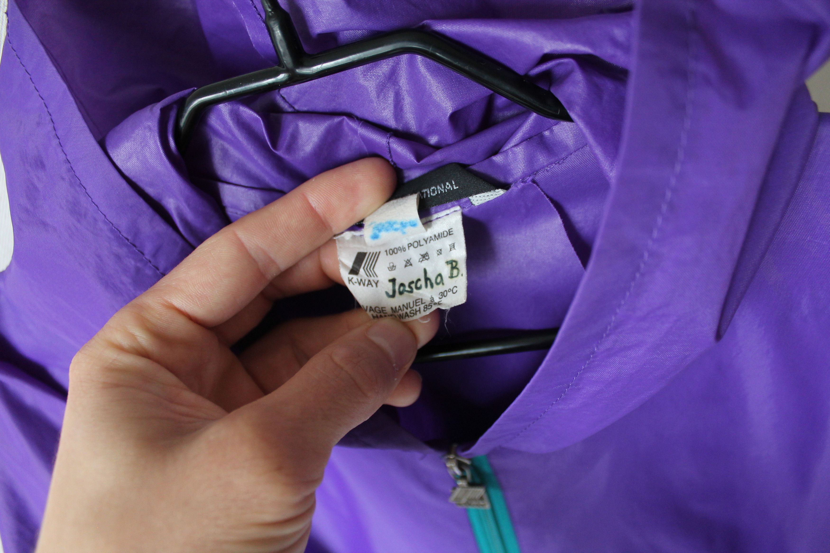 K-Way 80's 90s K Way International Raincoat Hooded Packable Jacket Size US S / EU 44-46 / 1 - 6 Thumbnail
