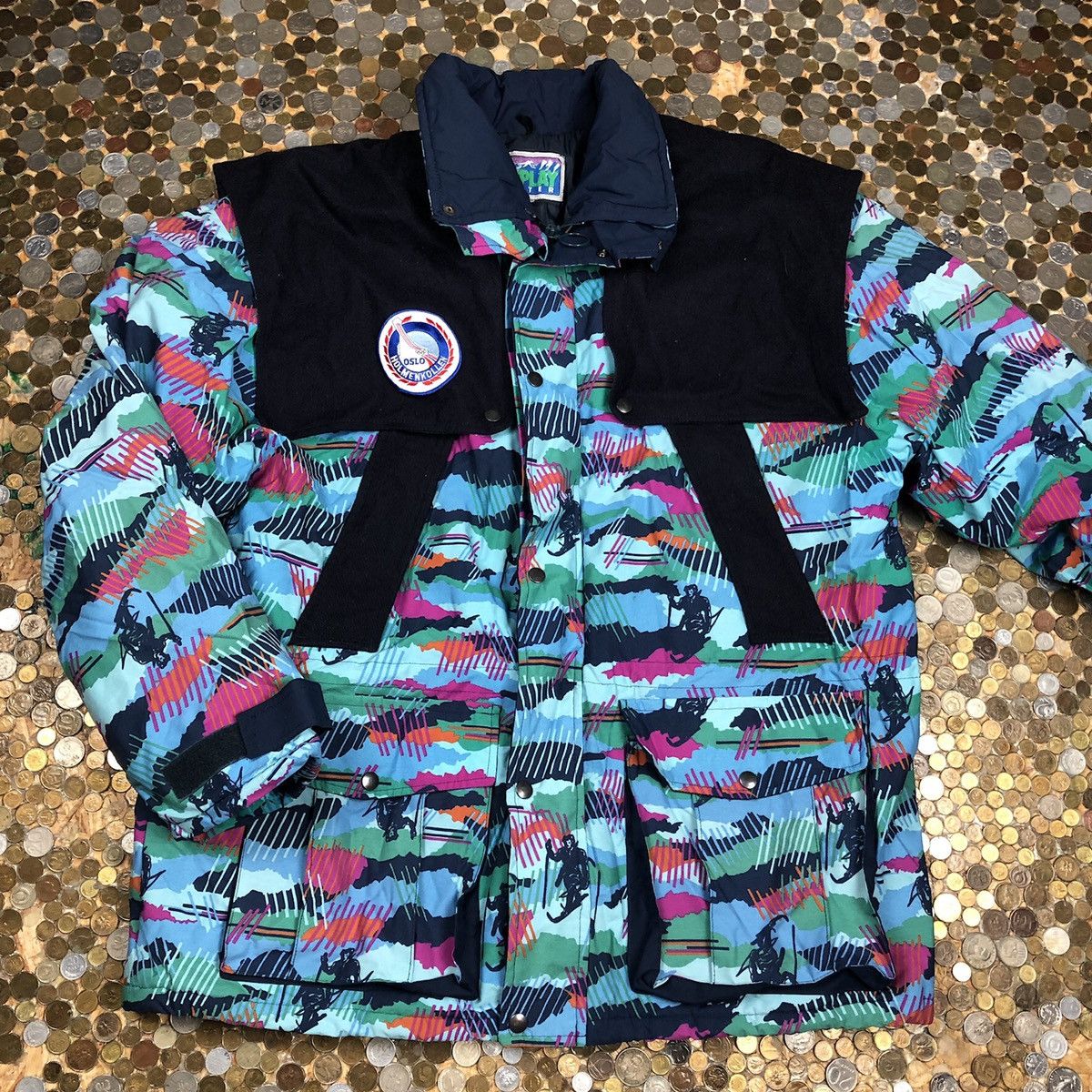Display Vintage Olimpic games Oslo jacket 90’S