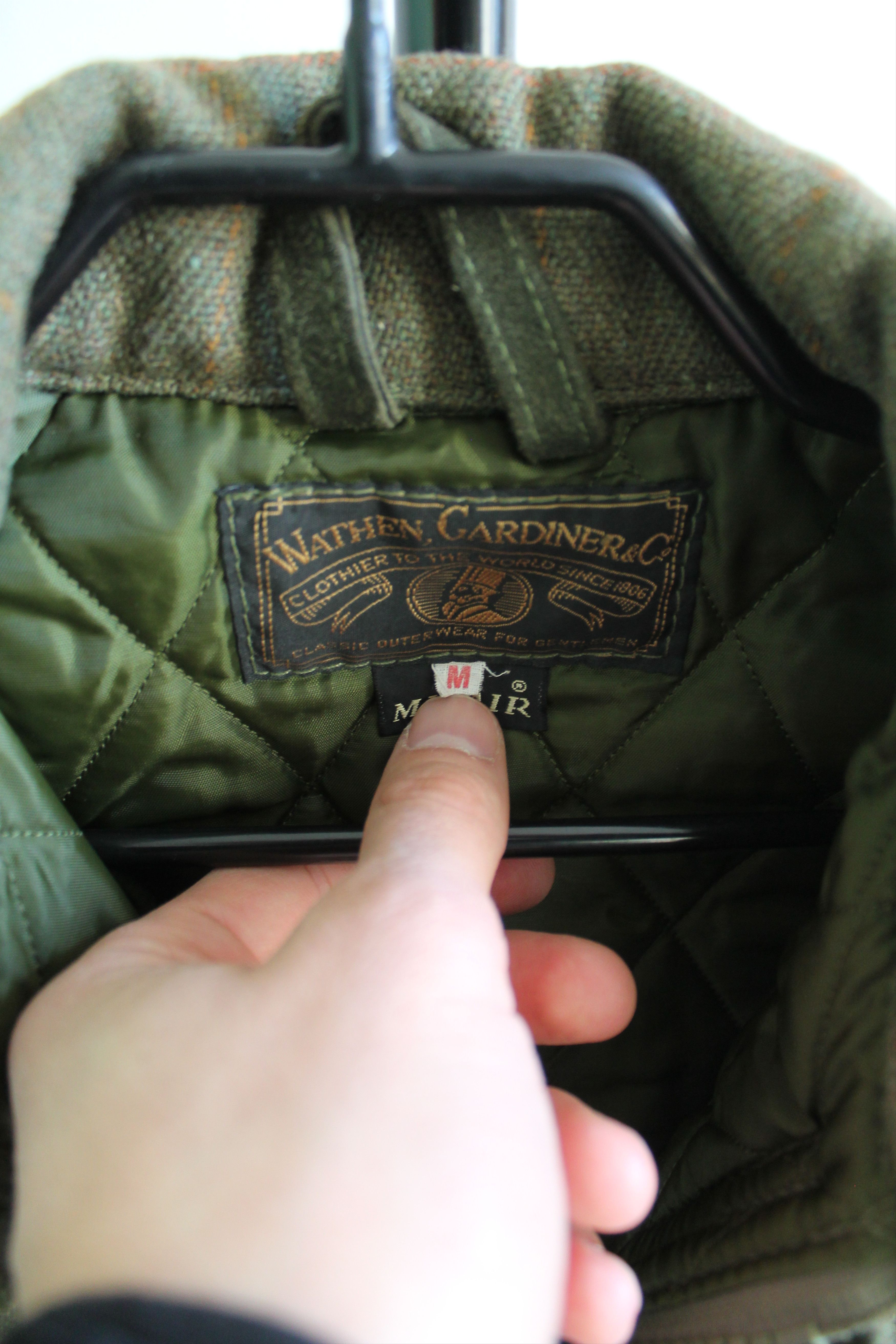 Vintage Wathen Gardiner Milair Wool Blend Hunting Jacket Size US L / EU 52-54 / 3 - 7 Thumbnail