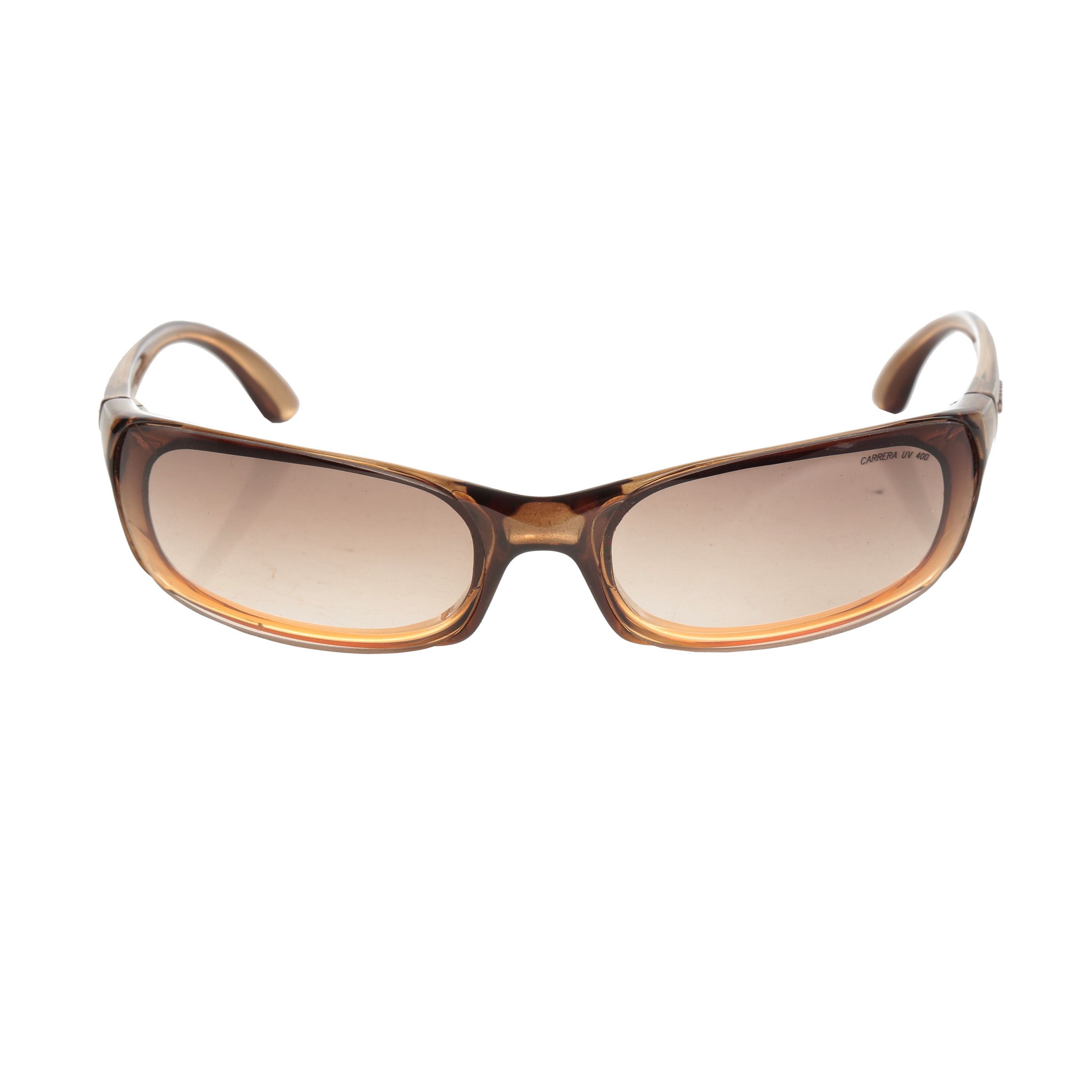 Carrera 90's Transparent Brown Rectangle Sport Sunglasses