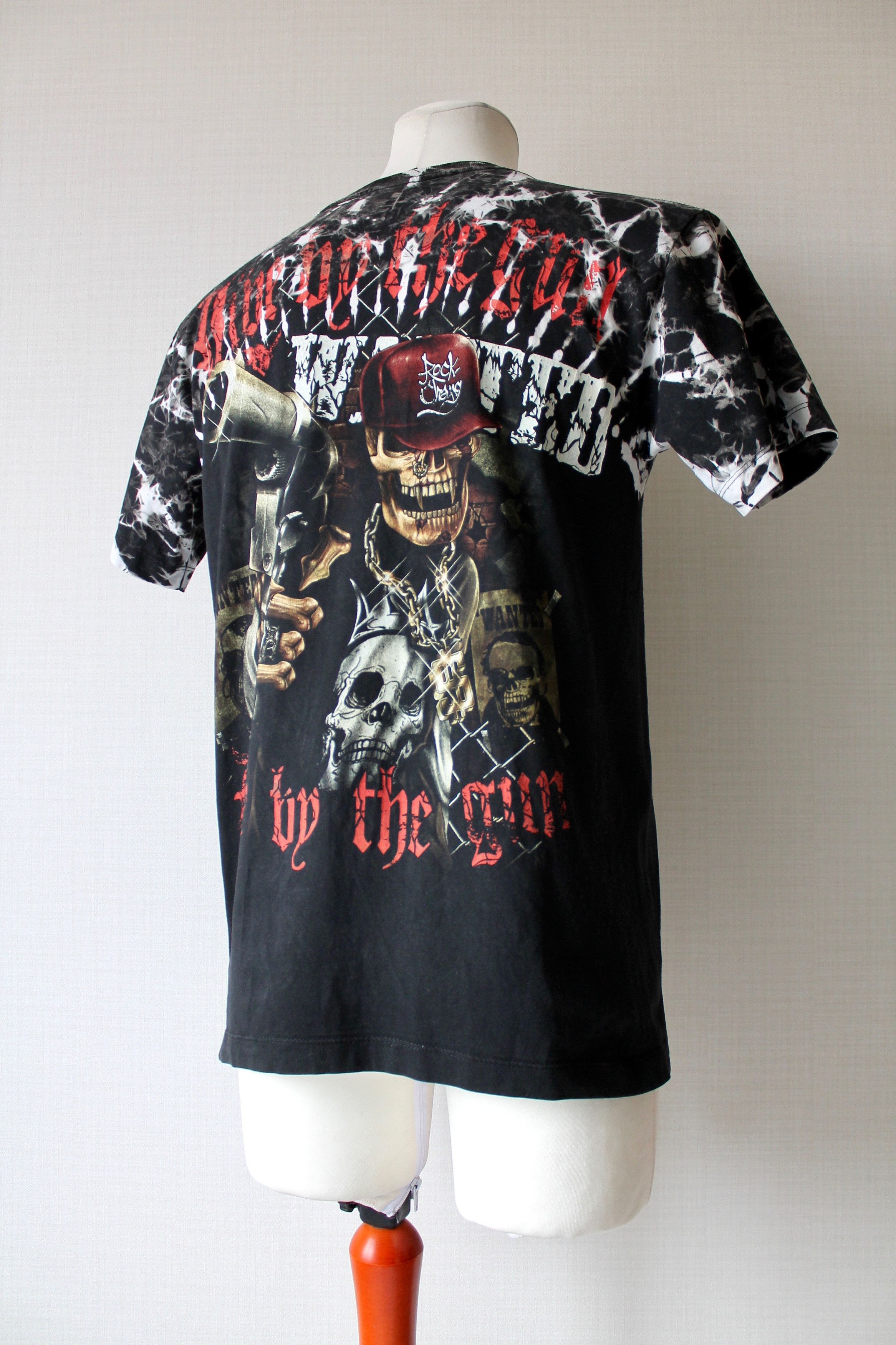 Vintage Vintage! Survivors Tie Dye T-Shirt Skull Size US M / EU 48-50 / 2 - 10 Thumbnail