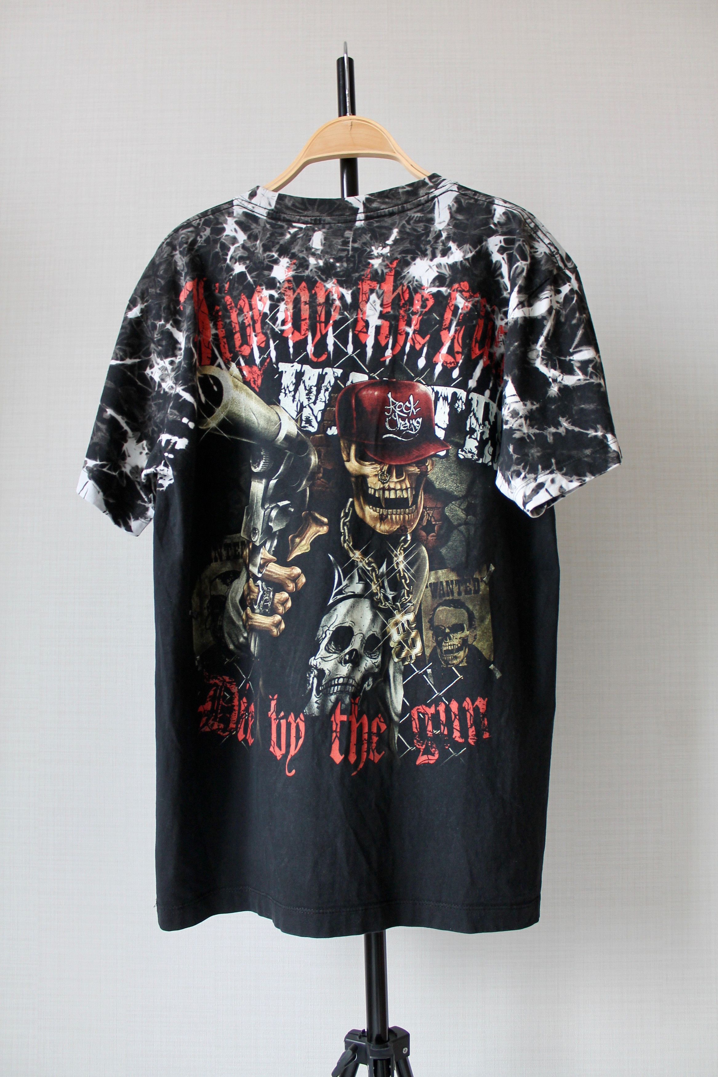 Vintage Vintage! Survivors Tie Dye T-Shirt Skull Size US M / EU 48-50 / 2 - 5 Thumbnail