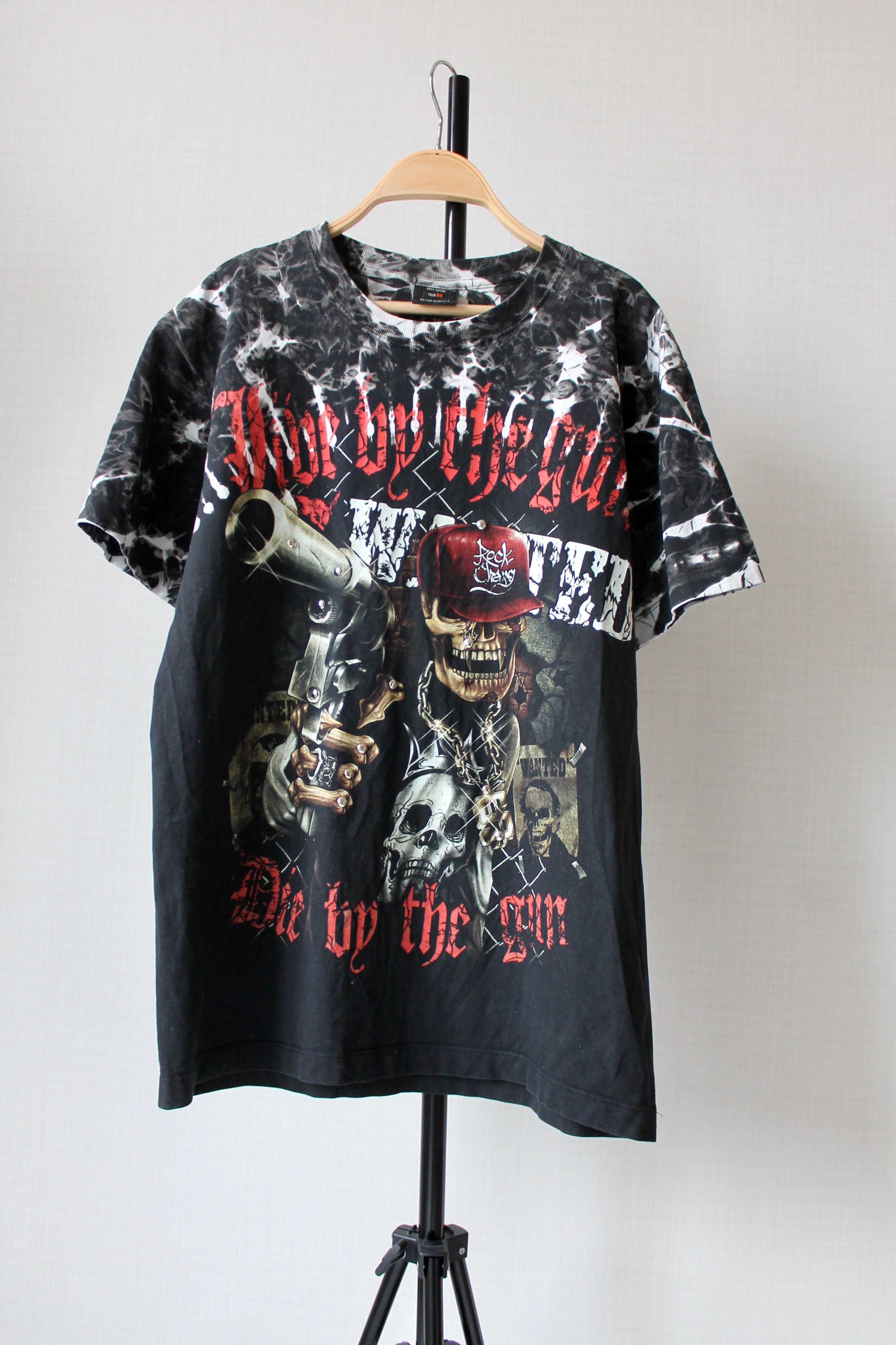Vintage Vintage! Survivors Tie Dye T-Shirt Skull Size US M / EU 48-50 / 2 - 1 Thumbnail