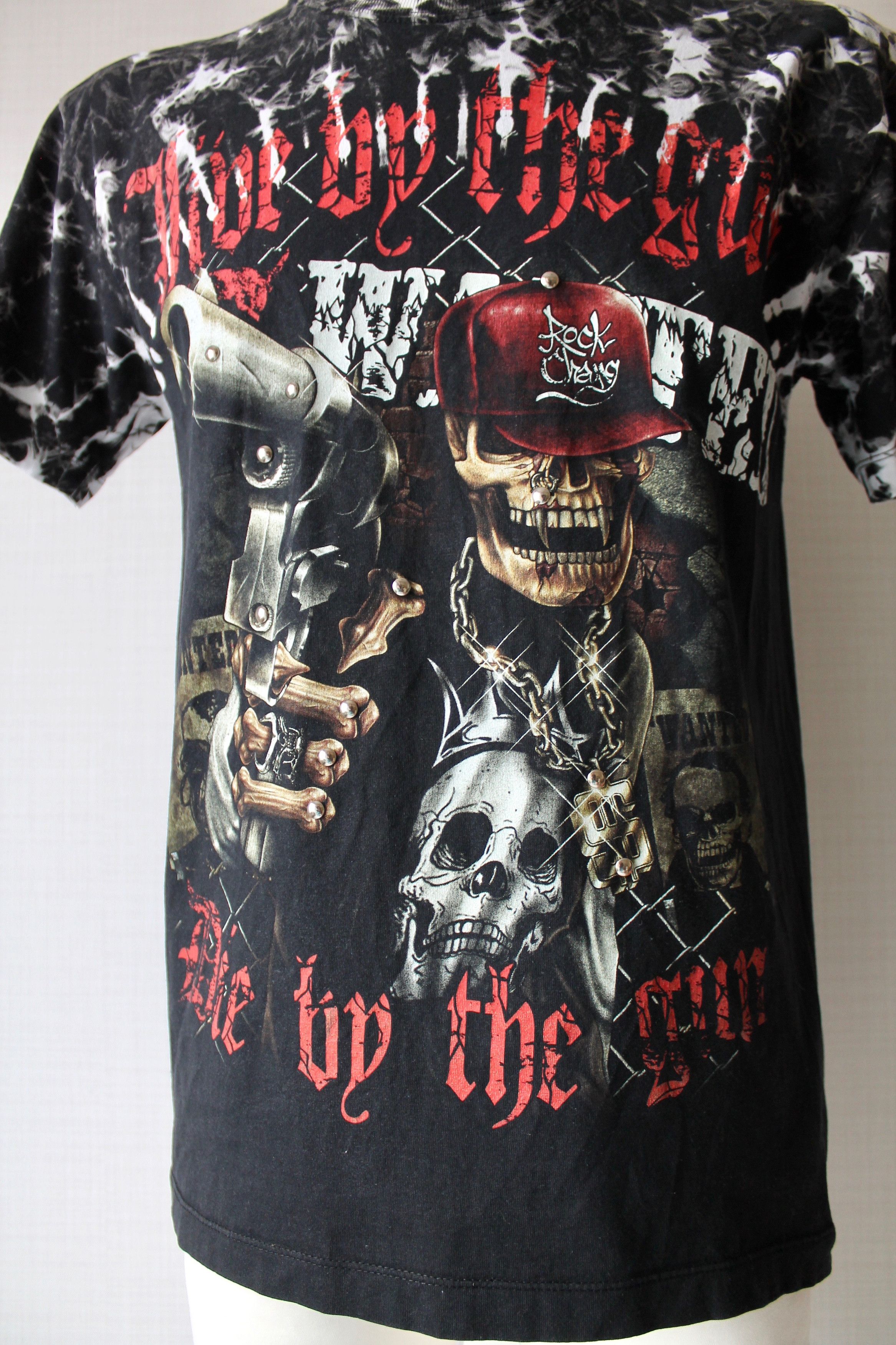 Vintage Vintage! Survivors Tie Dye T-Shirt Skull Size US M / EU 48-50 / 2 - 9 Thumbnail