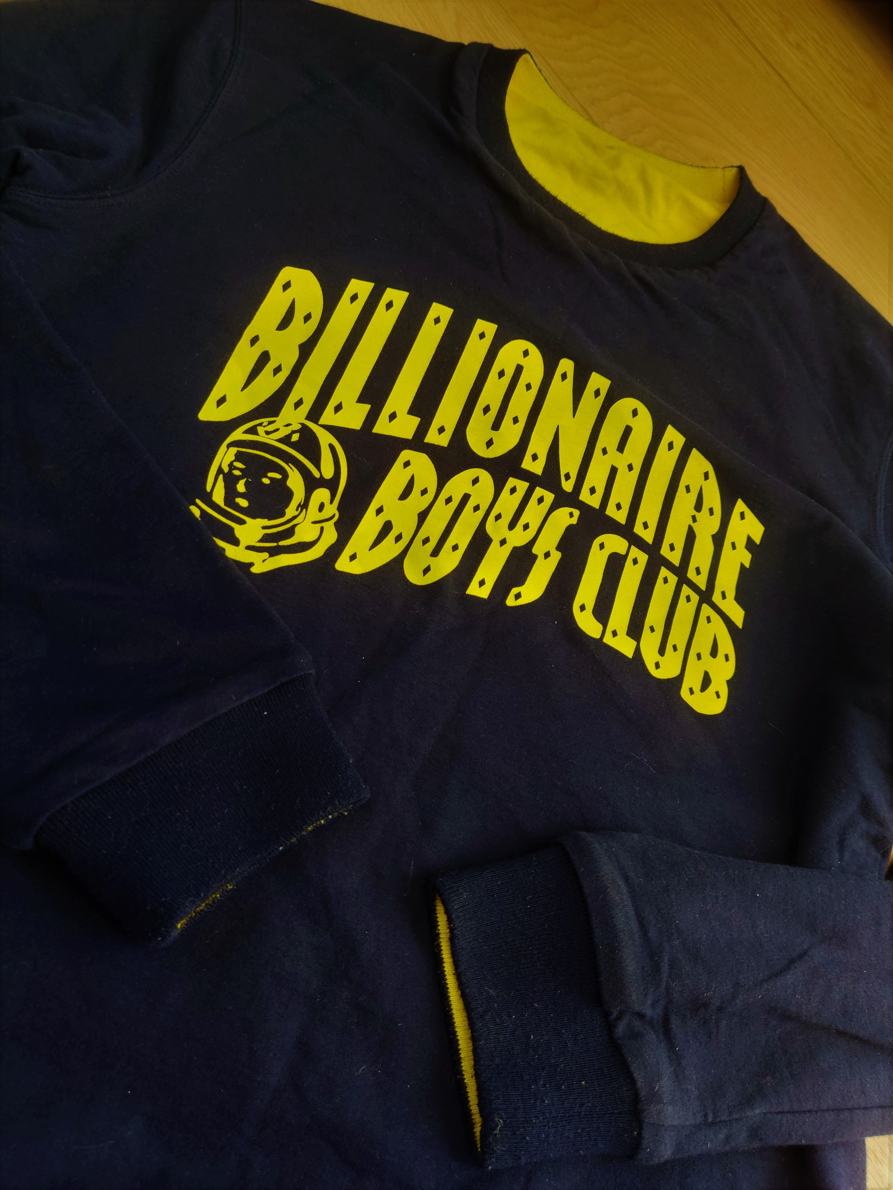 Vintage logo Billionaire Boys Club Reversible Navy crewneck