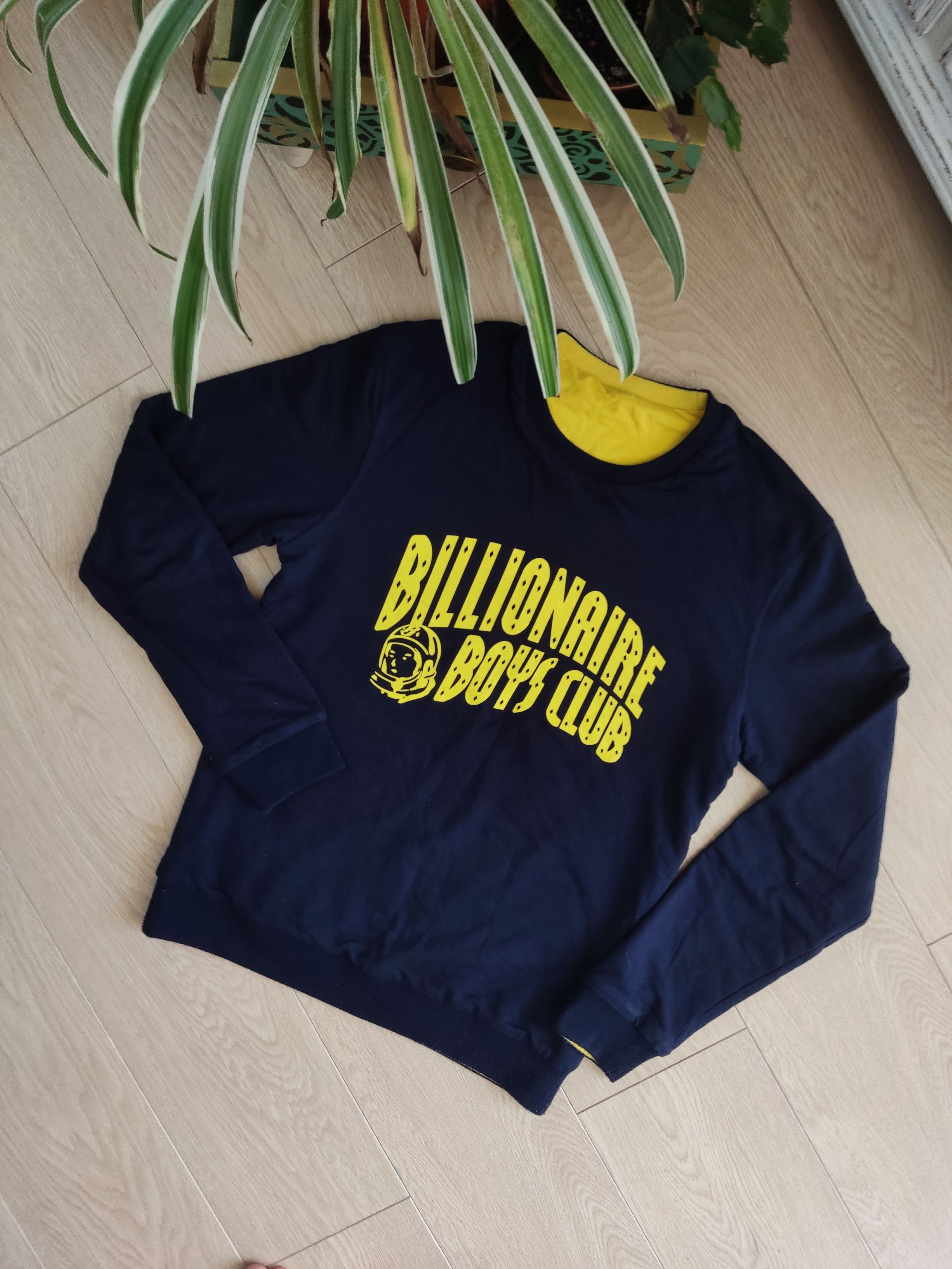 Vintage logo Billionaire Boys Club Reversible Navy crewneck