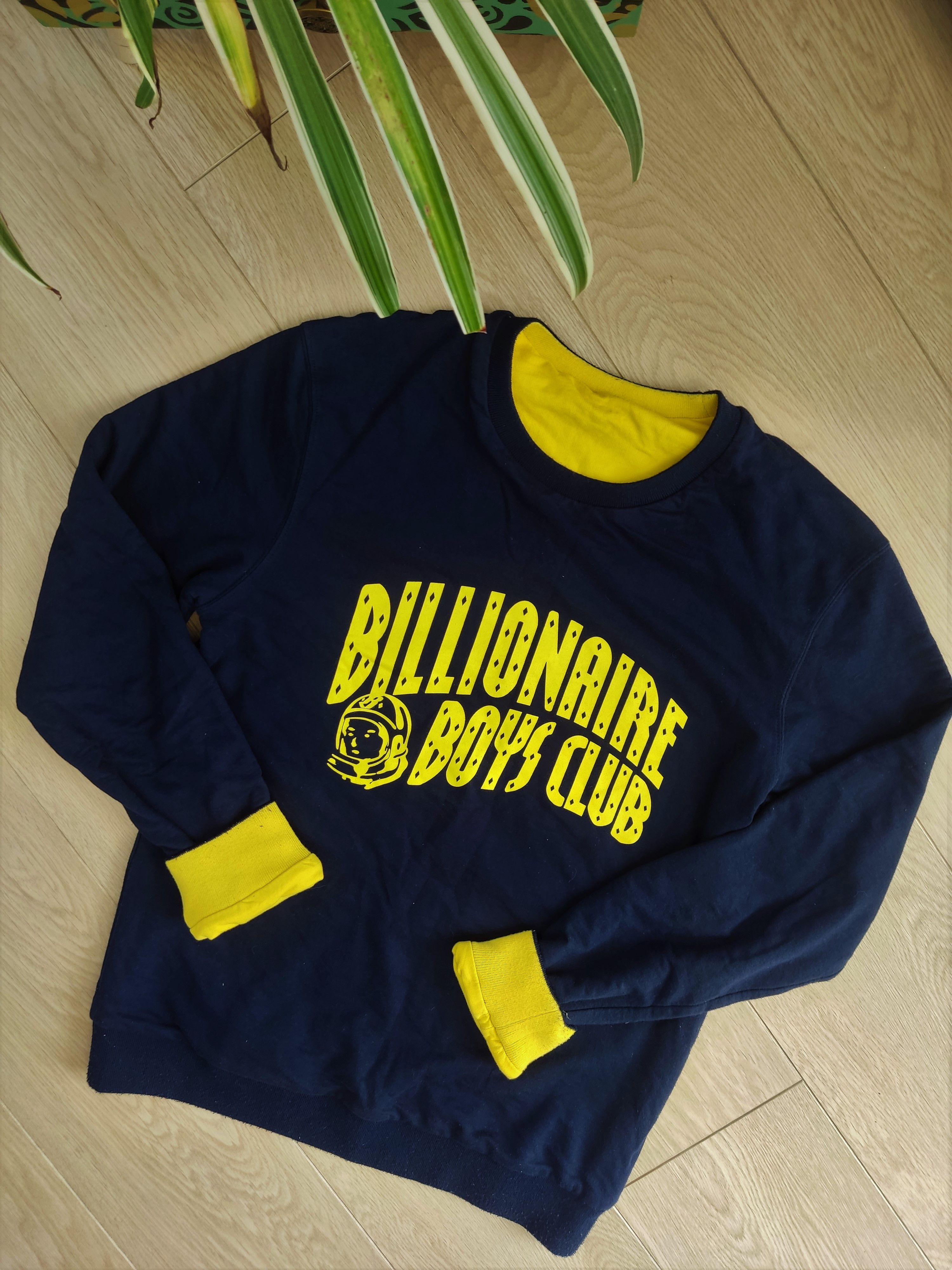Vintage logo Billionaire Boys Club Reversible Navy crewneck