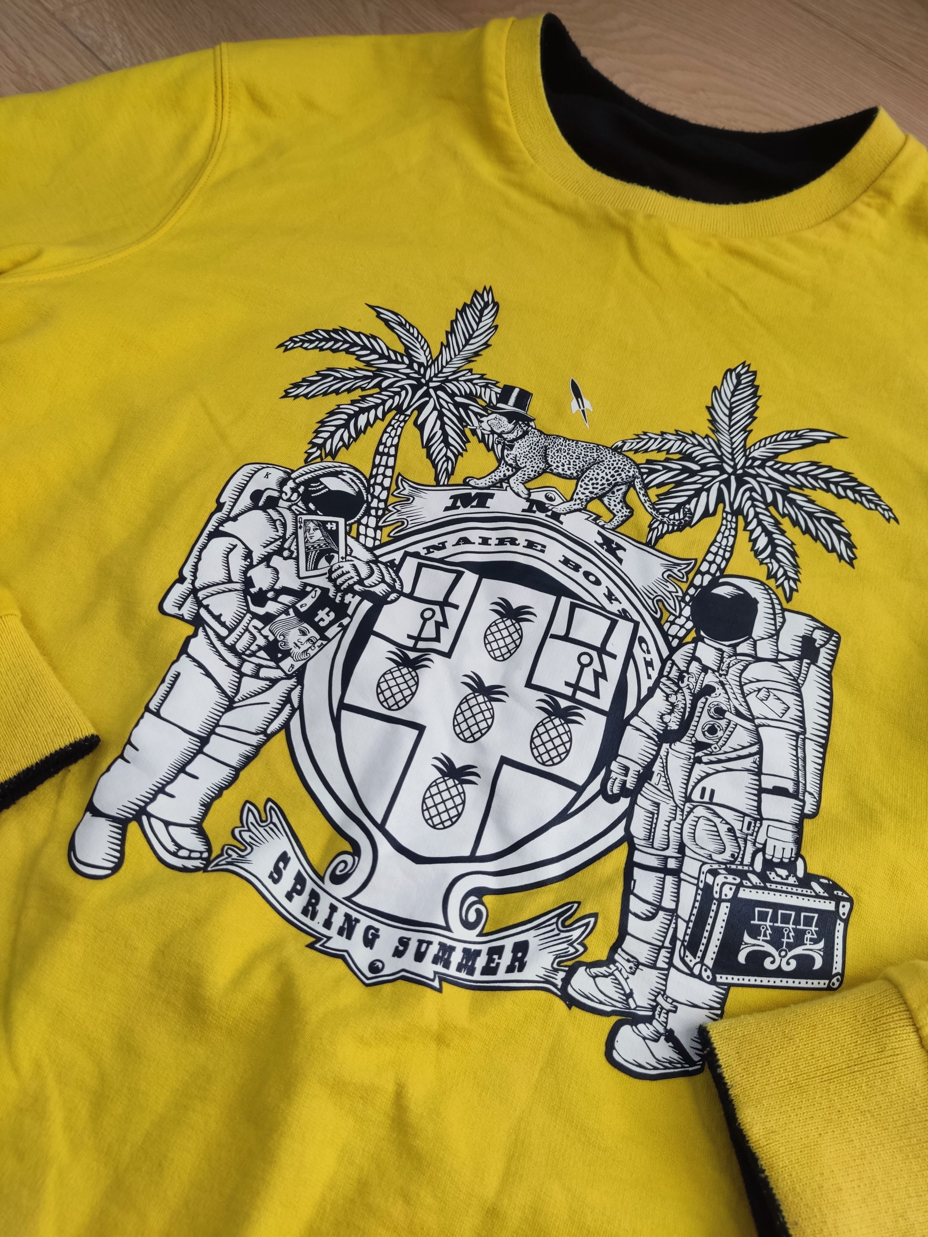 Vintage logo Billionaire Boys Club Reversible Navy crewneck