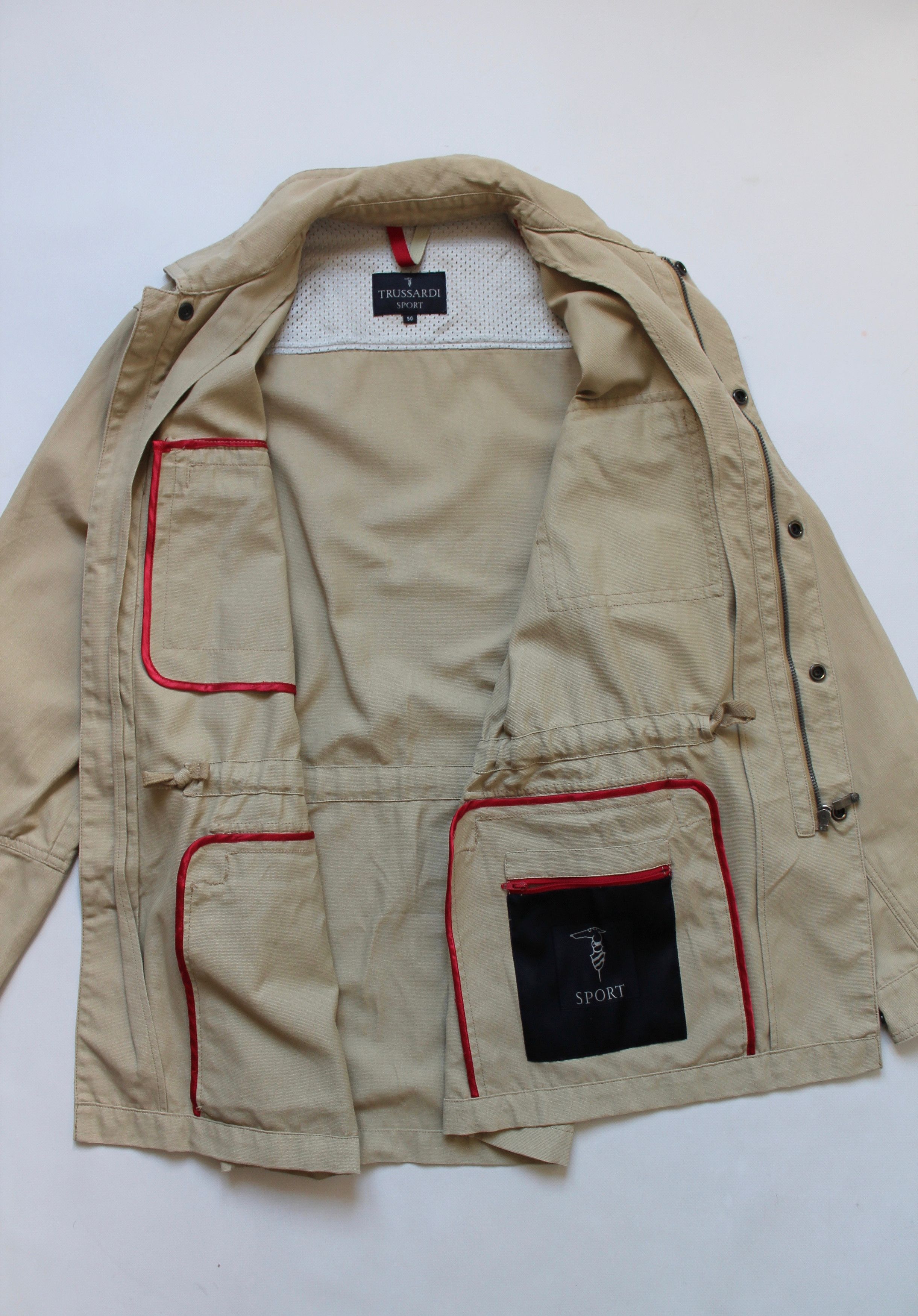 Trussardi Trussardi Sport Light Multi pockets jackets Beige Size US L / EU 52-54 / 3 - 11 Thumbnail