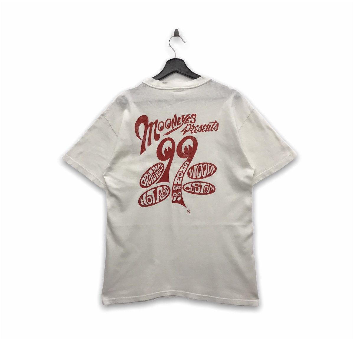 Rare!! Vintage Moon Eyes Shoe Case Tee
