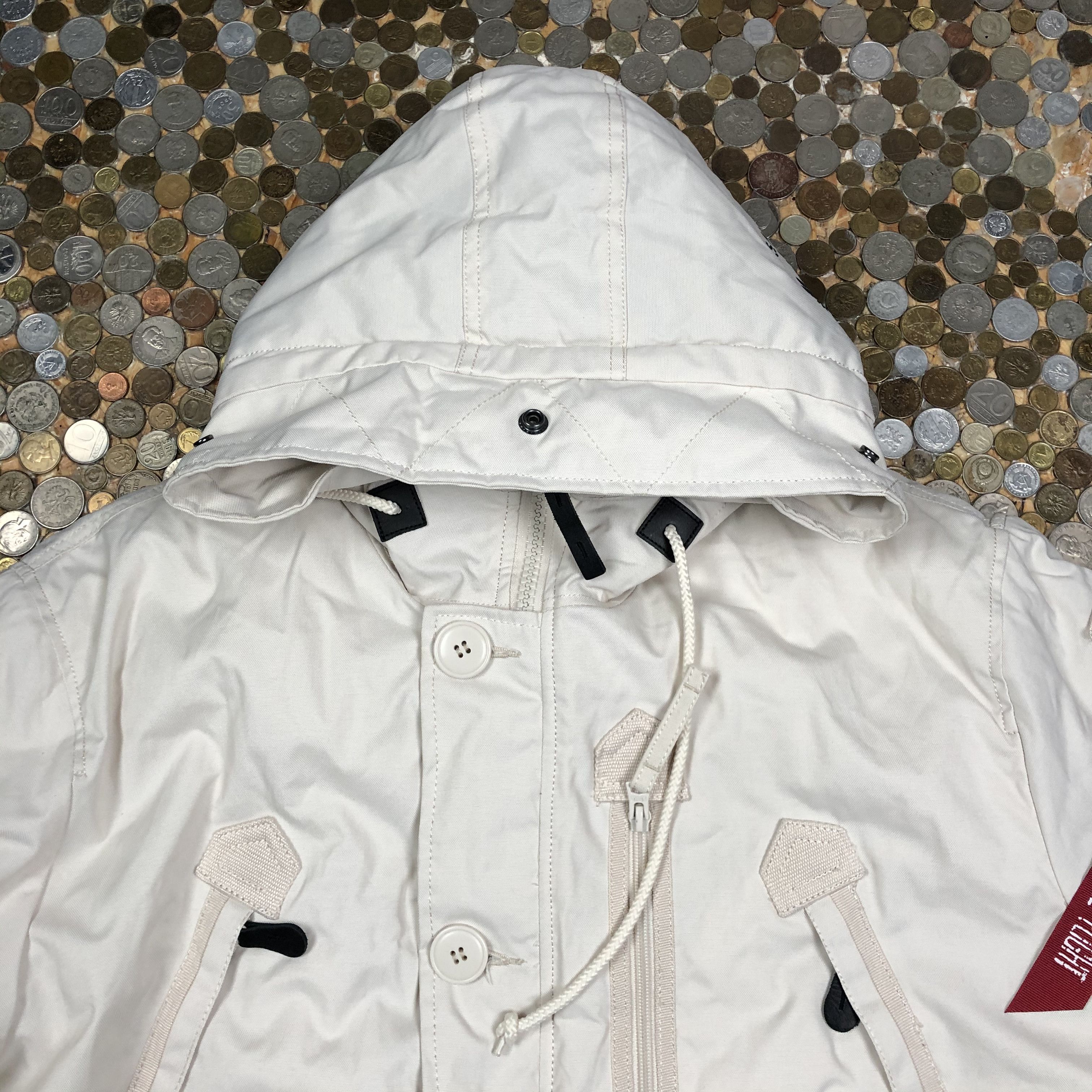 Alpha Industries × Vintage Alpha Industries winter hoodie jacket Size US L / EU 52-54 / 3 - 2 Thumbnail