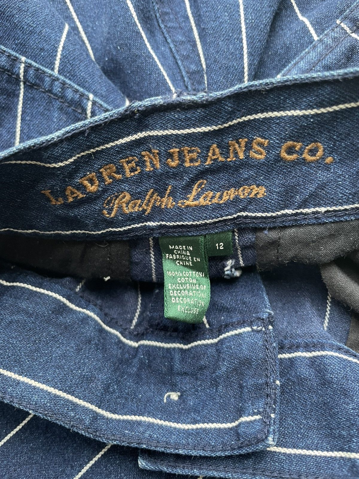 Designer Lauren Jeans by Ralph Lauren Hickory Denim Size US 36 / EU 52 - 12 Thumbnail