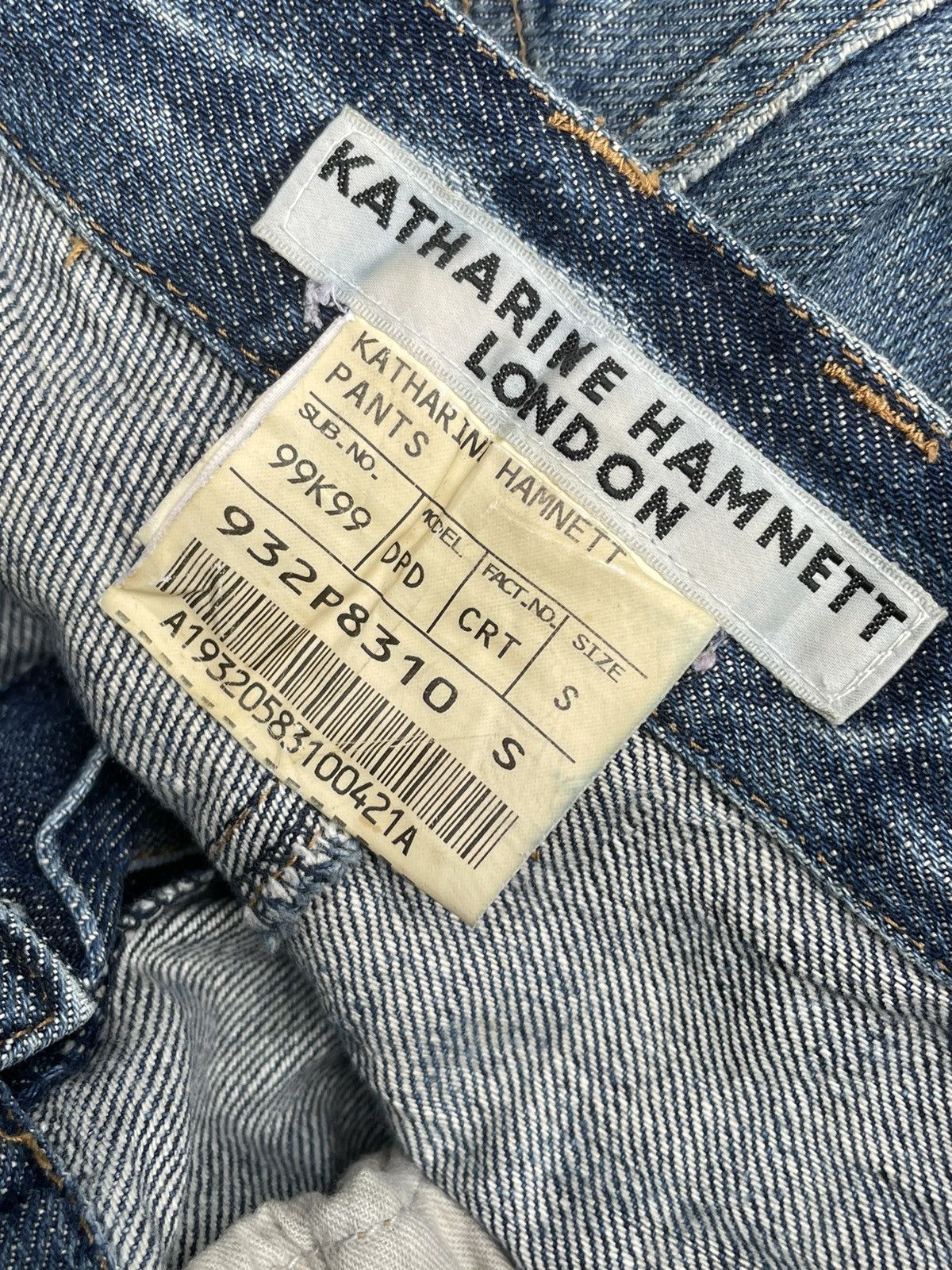 Katharine Hamnett London Katharine Hamnett Distresed Denim Size US 31 - 11 Thumbnail