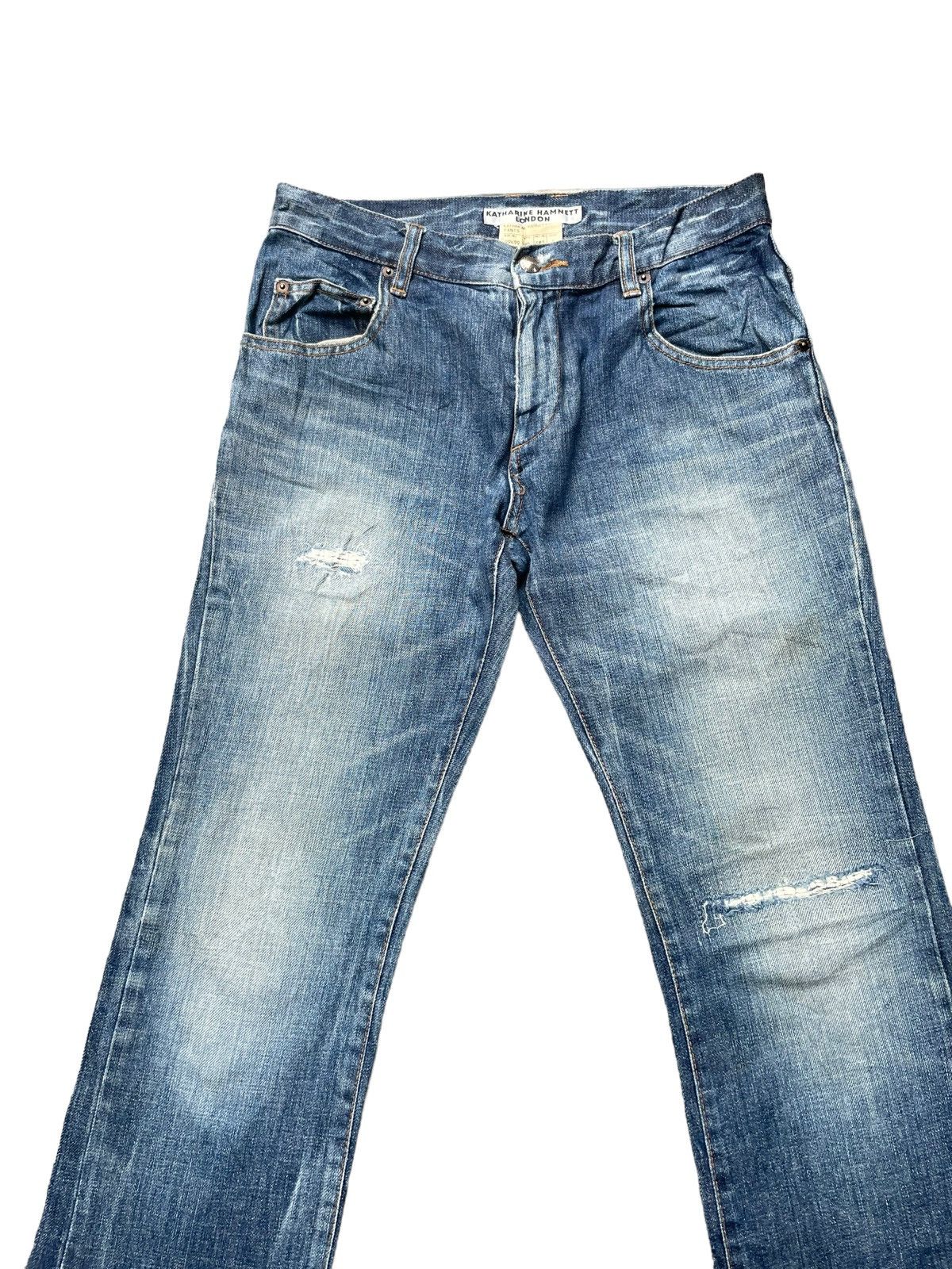 Katharine Hamnett London Katharine Hamnett Distresed Denim Size US 31 - 3 Thumbnail