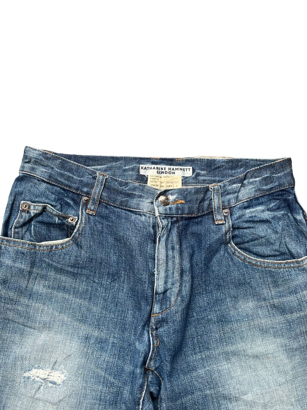 Katharine Hamnett London Katharine Hamnett Distresed Denim Size US 31 - 6 Thumbnail