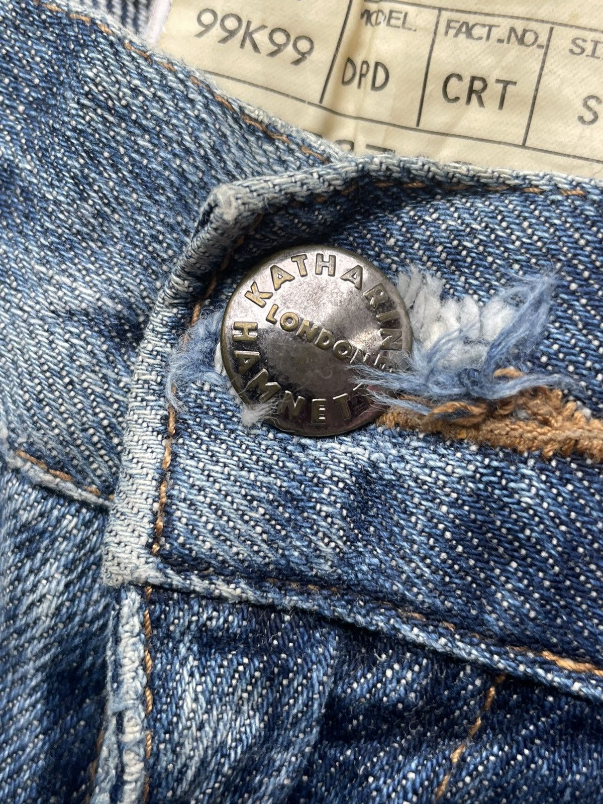 Katharine Hamnett London Katharine Hamnett Distresed Denim Size US 31 - 13 Thumbnail