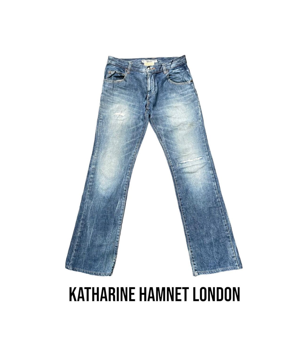 Katharine Hamnett London Katharine Hamnett Distresed Denim Size US 31 - 1 Thumbnail
