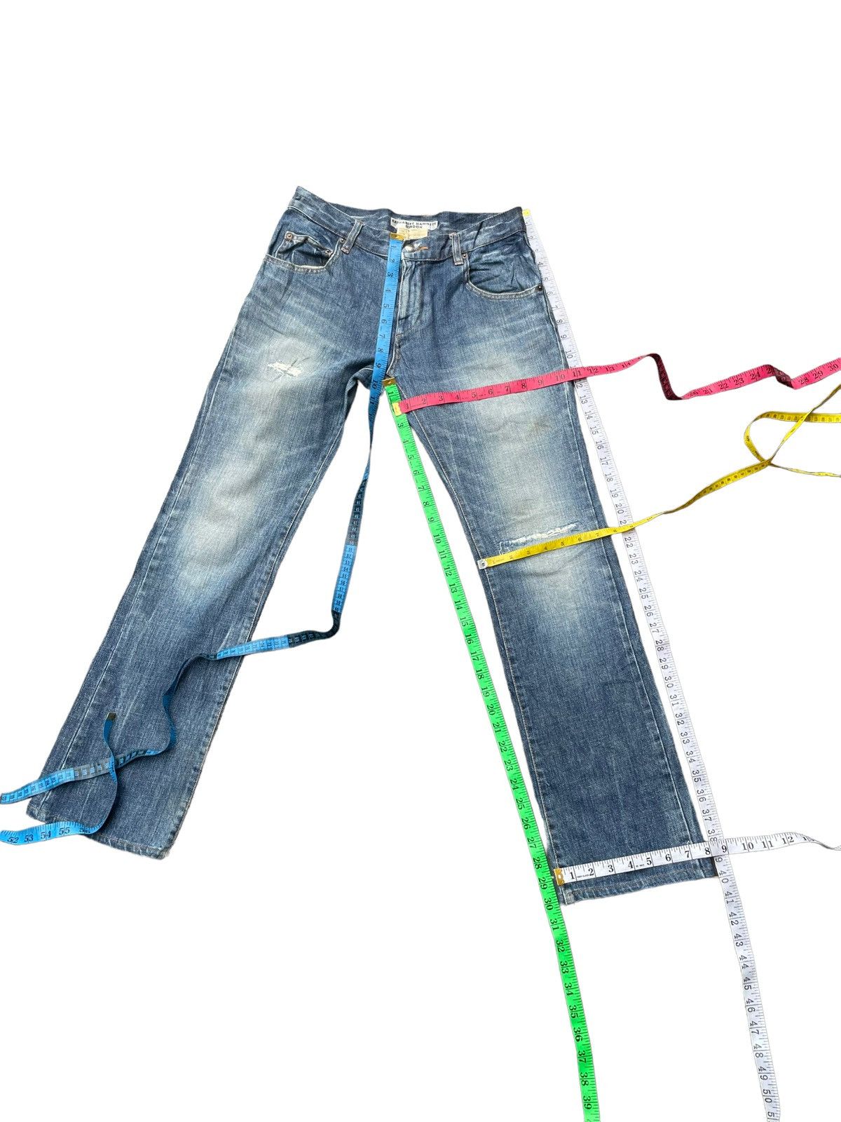 Katharine Hamnett London Katharine Hamnett Distresed Denim Size US 31 - 15 Thumbnail