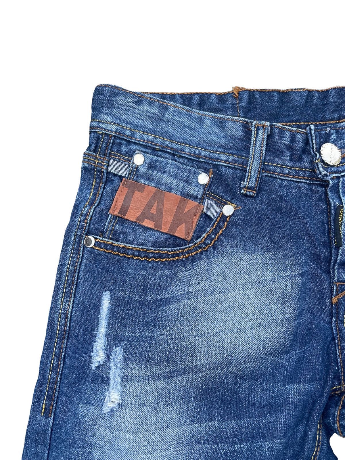 Designer × Takeshy Kurosawa Takeshy Kurosawa Custom Distressed Denim Size US 32 / EU 48 - 8 Thumbnail