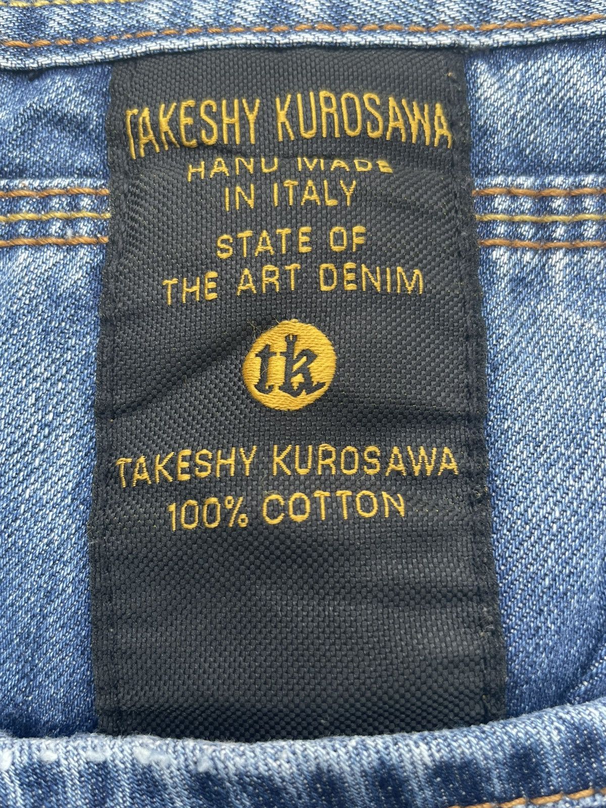 Designer × Takeshy Kurosawa Takeshy Kurosawa Custom Distressed Denim Size US 32 / EU 48 - 16 Thumbnail