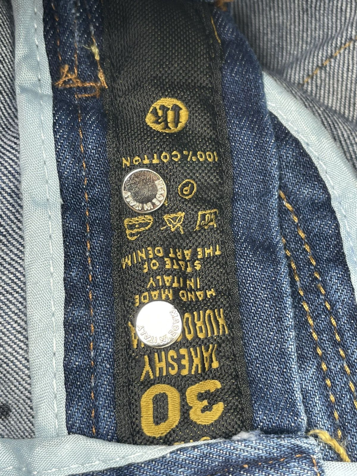 Designer × Takeshy Kurosawa Takeshy Kurosawa Custom Distressed Denim Size US 32 / EU 48 - 21 Thumbnail