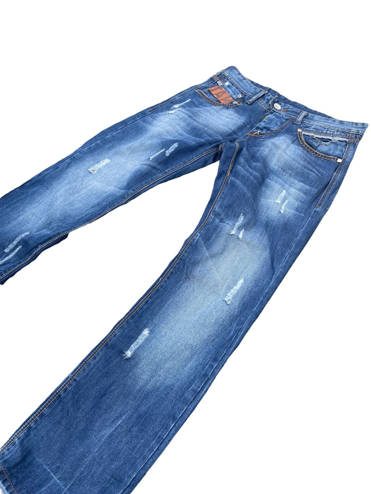 Designer × Takeshy Kurosawa Takeshy Kurosawa Custom Distressed Denim Size US 32 / EU 48 - 3 Thumbnail