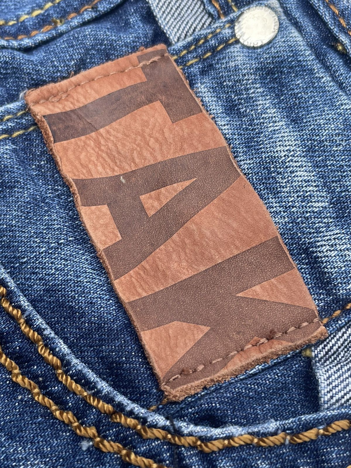Designer × Takeshy Kurosawa Takeshy Kurosawa Custom Distressed Denim Size US 32 / EU 48 - 25 Thumbnail