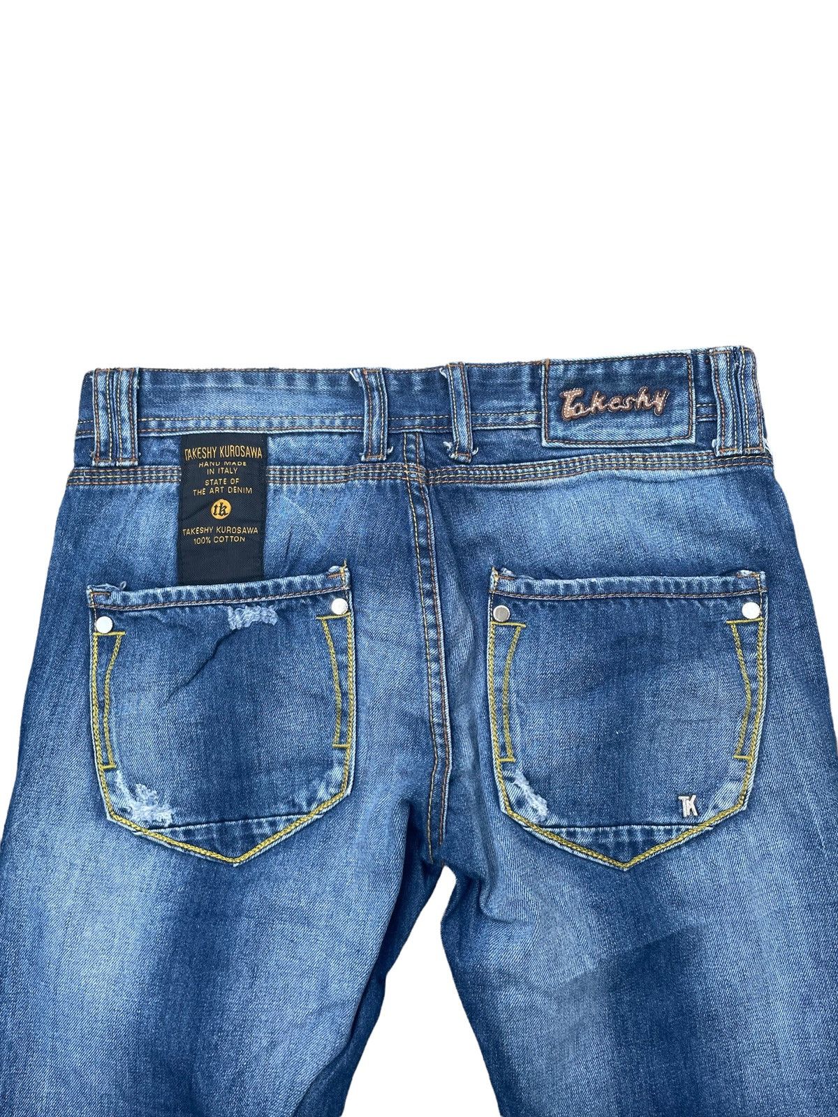 Designer × Takeshy Kurosawa Takeshy Kurosawa Custom Distressed Denim Size US 32 / EU 48 - 13 Thumbnail