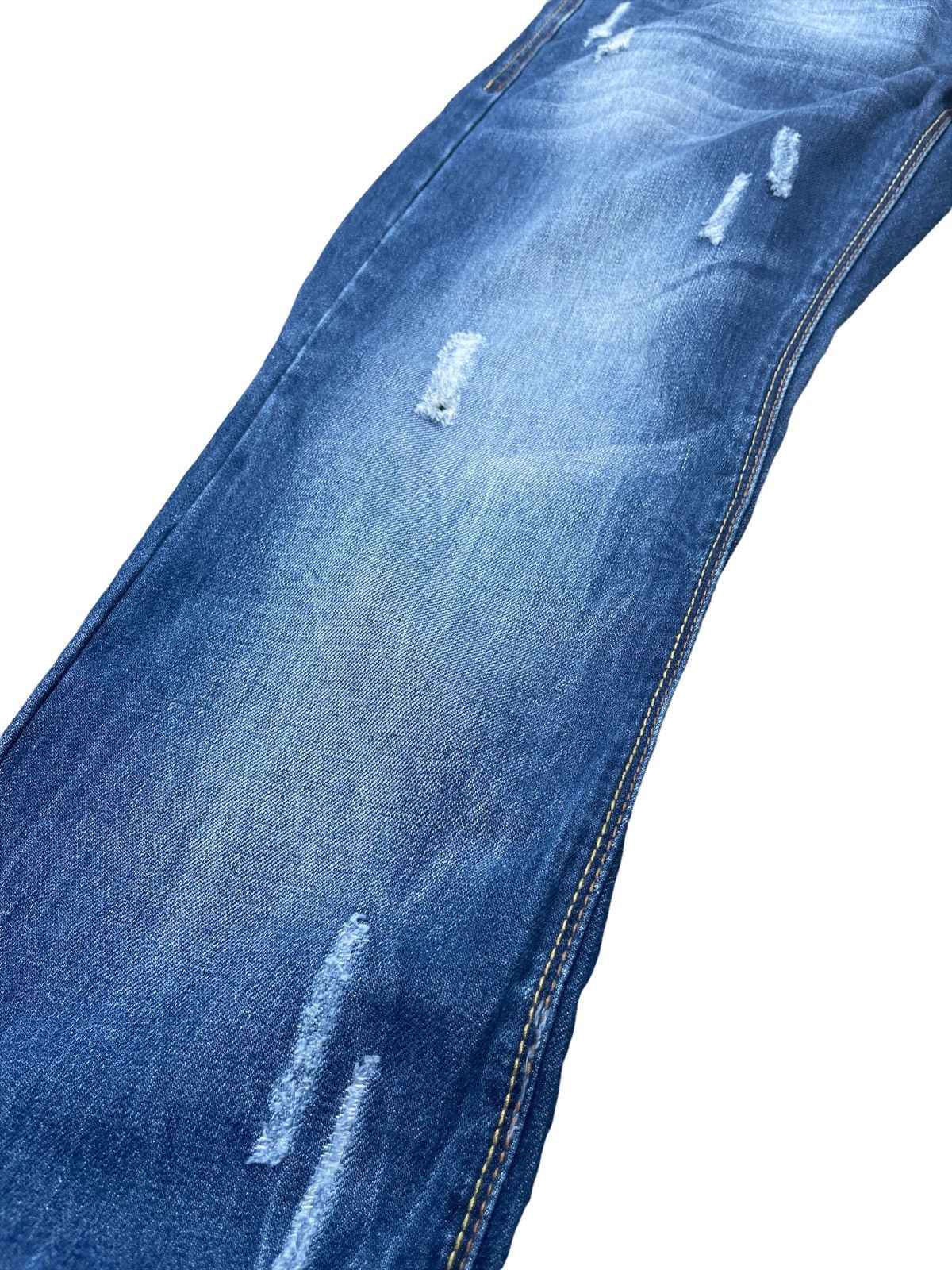 Designer × Takeshy Kurosawa Takeshy Kurosawa Custom Distressed Denim Size US 32 / EU 48 - 6 Thumbnail