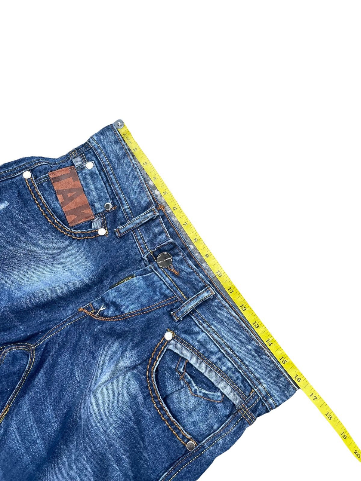 Designer × Takeshy Kurosawa Takeshy Kurosawa Custom Distressed Denim Size US 32 / EU 48 - 2 Thumbnail