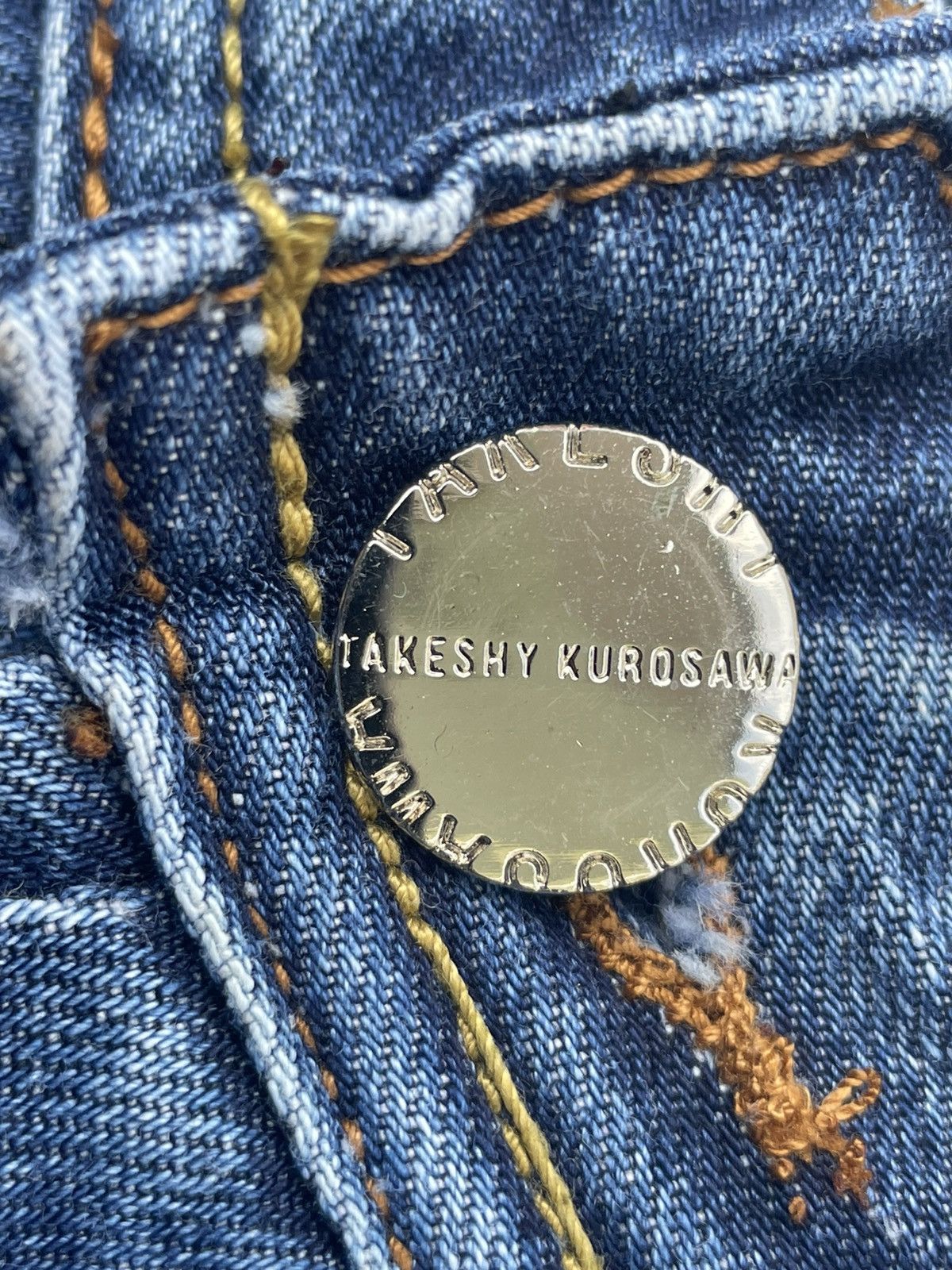 Designer × Takeshy Kurosawa Takeshy Kurosawa Custom Distressed Denim Size US 32 / EU 48 - 23 Thumbnail