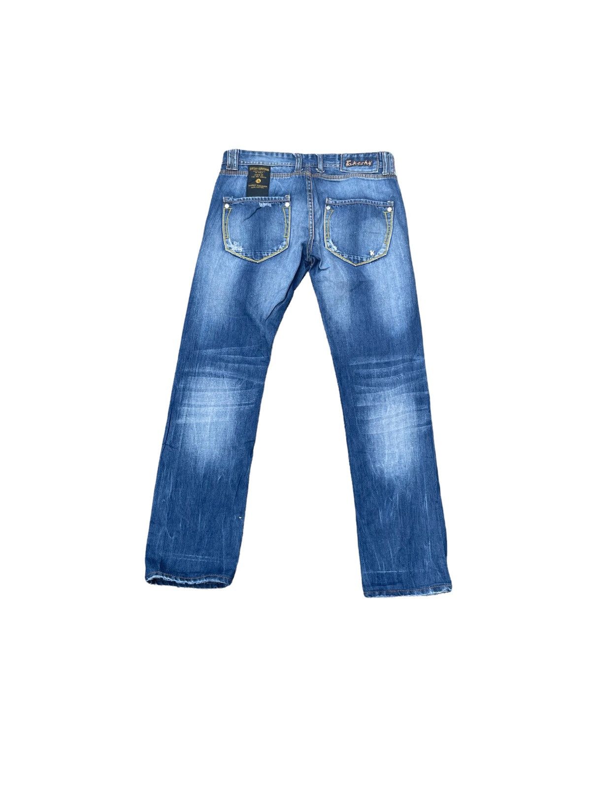 Designer × Takeshy Kurosawa Takeshy Kurosawa Custom Distressed Denim Size US 32 / EU 48 - 10 Thumbnail