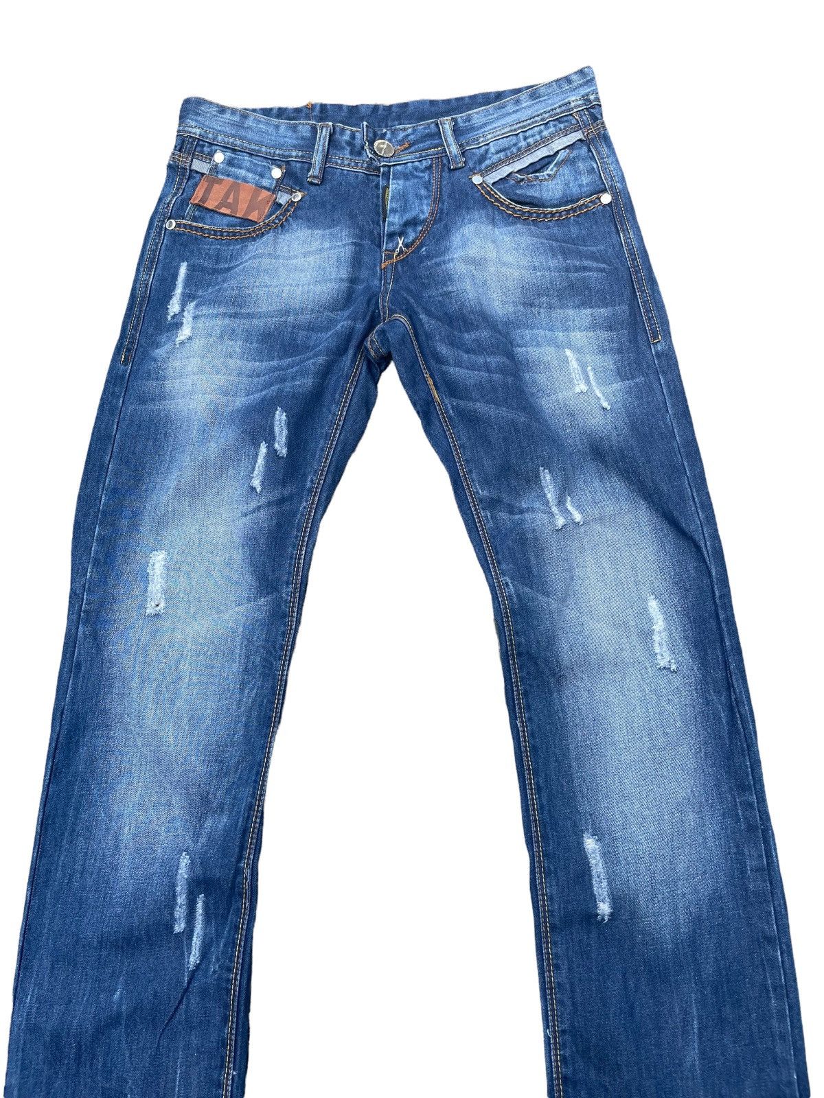 Designer × Takeshy Kurosawa Takeshy Kurosawa Custom Distressed Denim Size US 32 / EU 48 - 4 Thumbnail