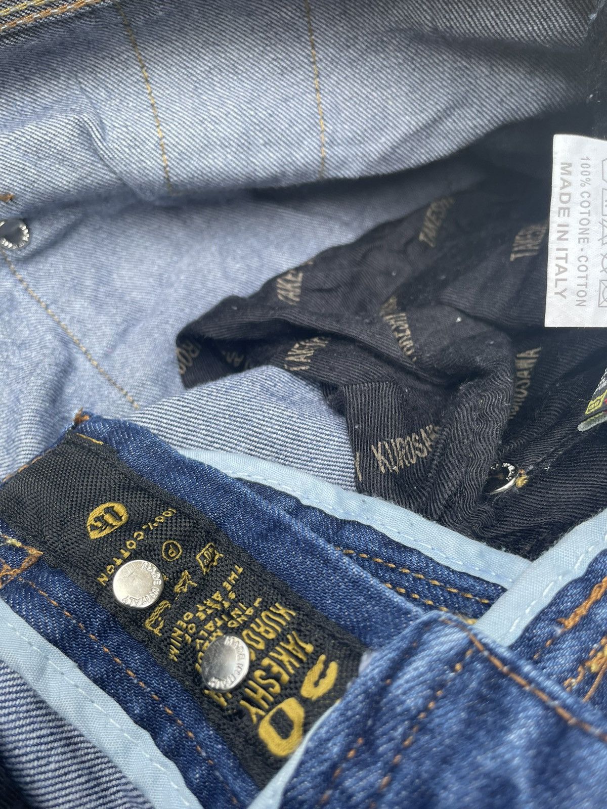 Designer × Takeshy Kurosawa Takeshy Kurosawa Custom Distressed Denim Size US 32 / EU 48 - 18 Thumbnail