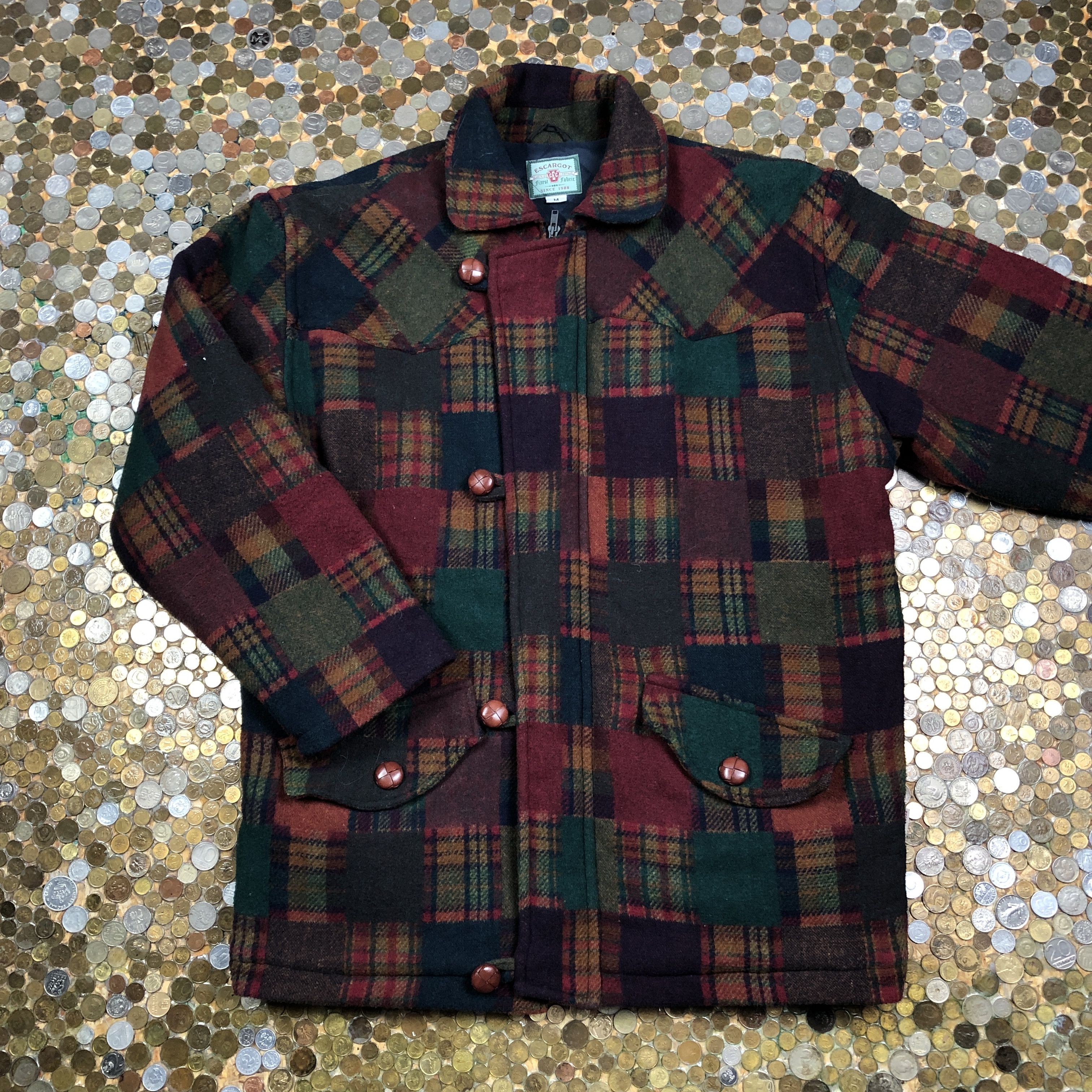 Vintage Escargot Vintage Overshirt Coat 90's Size US M / EU 48-50 / 2 - 1 Thumbnail
