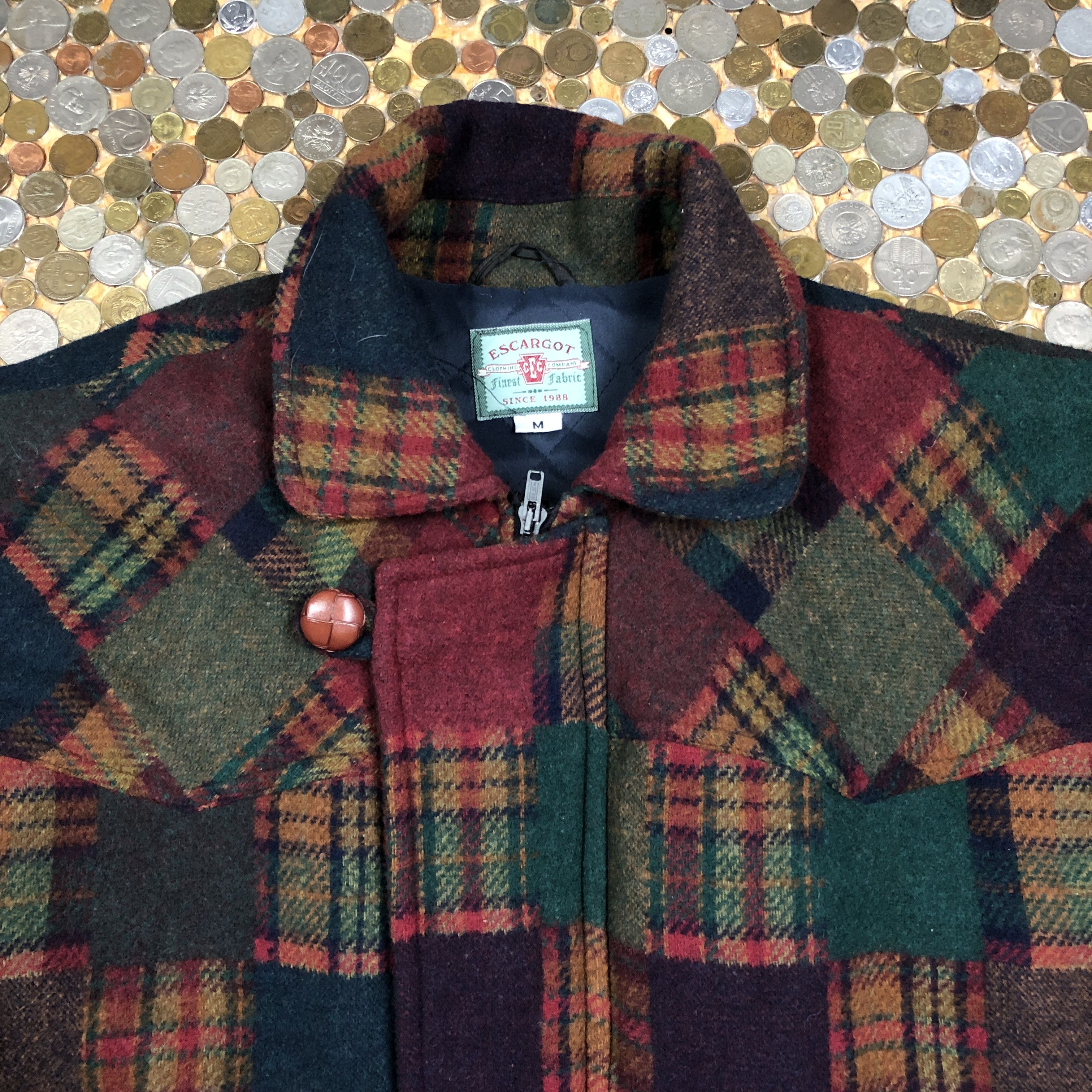 Vintage Escargot Vintage Overshirt Coat 90's Size US M / EU 48-50 / 2 - 2 Thumbnail