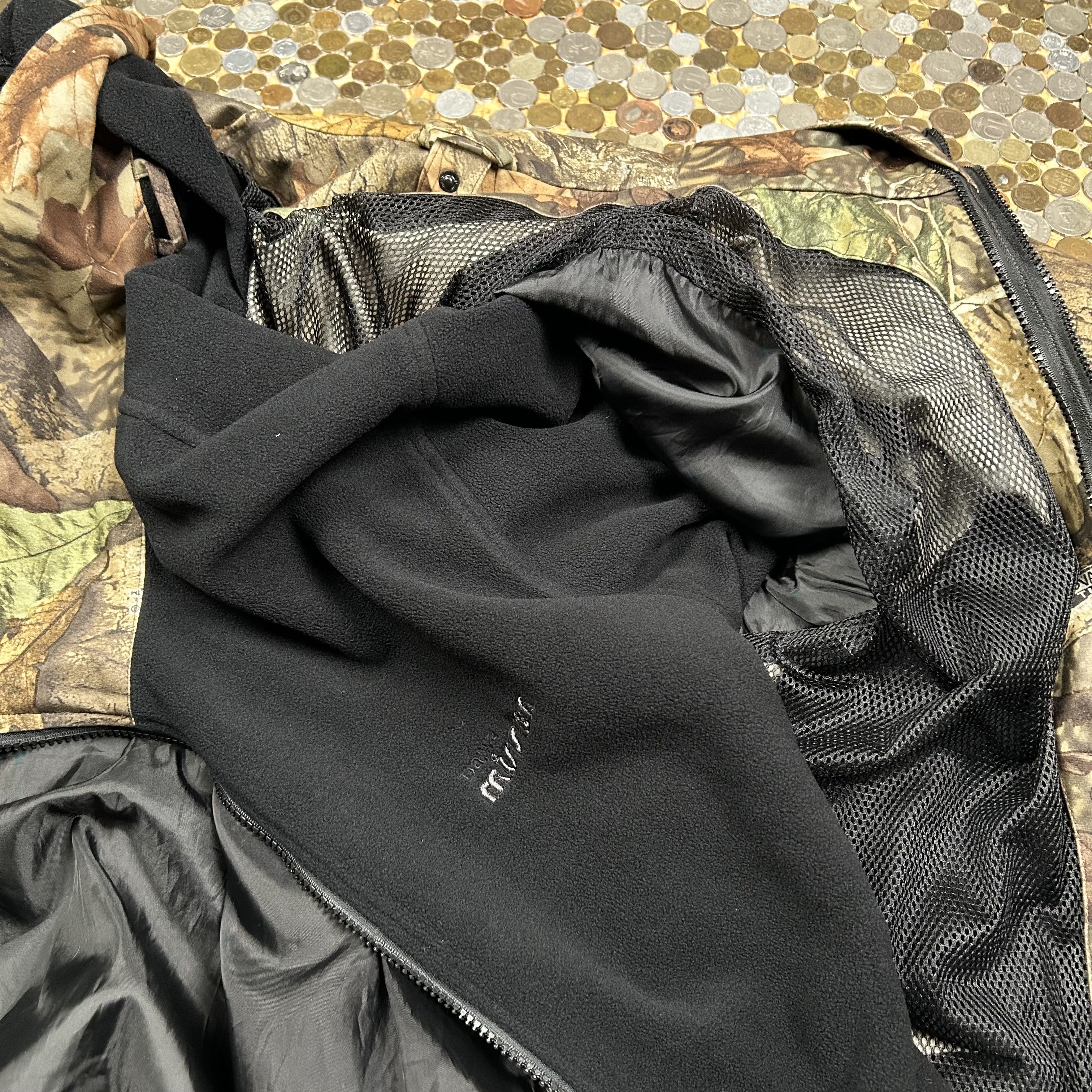 Vintage military jacket with removable fleece cz
