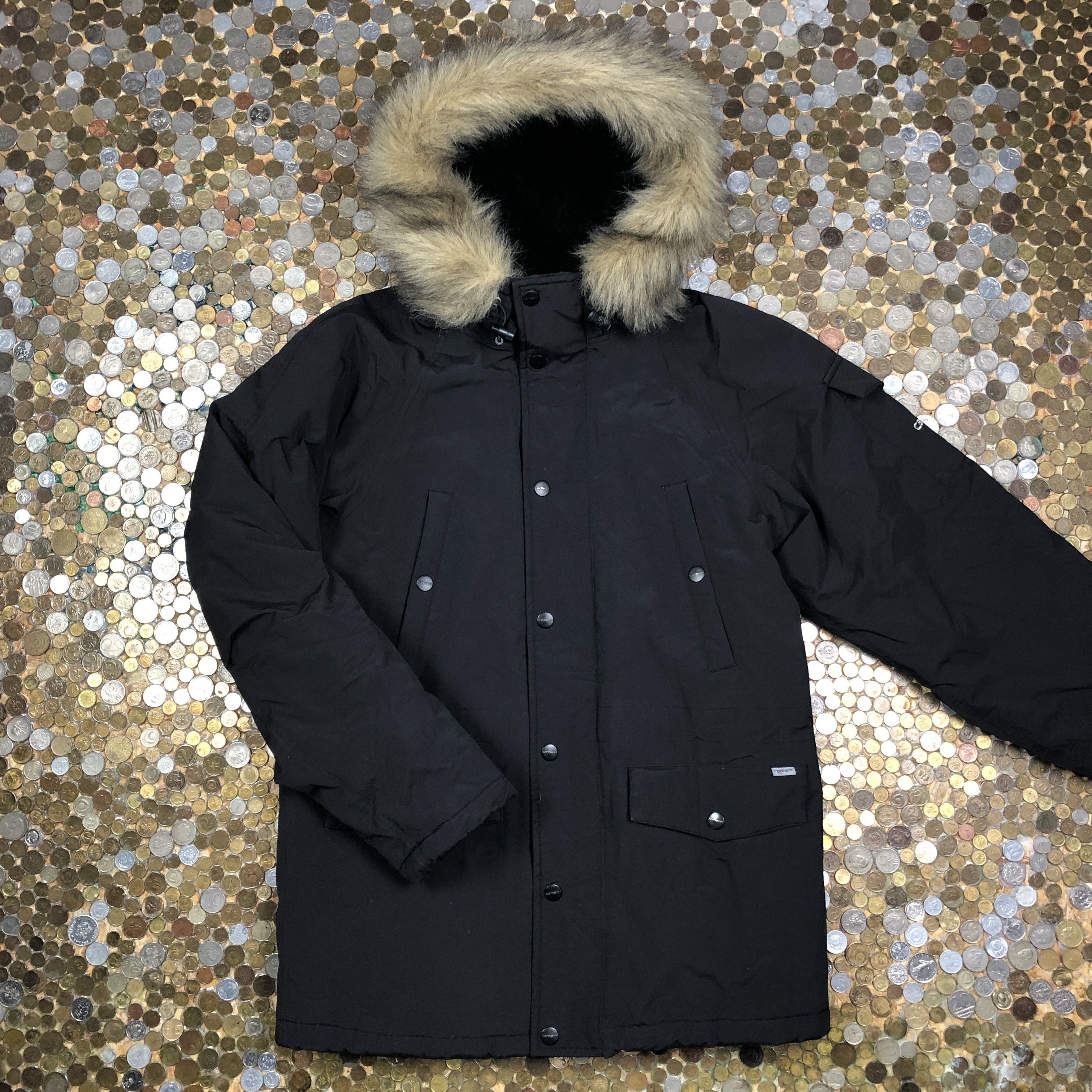 Carhartt Anchorage Parka Winter Jacket with furry hoodie