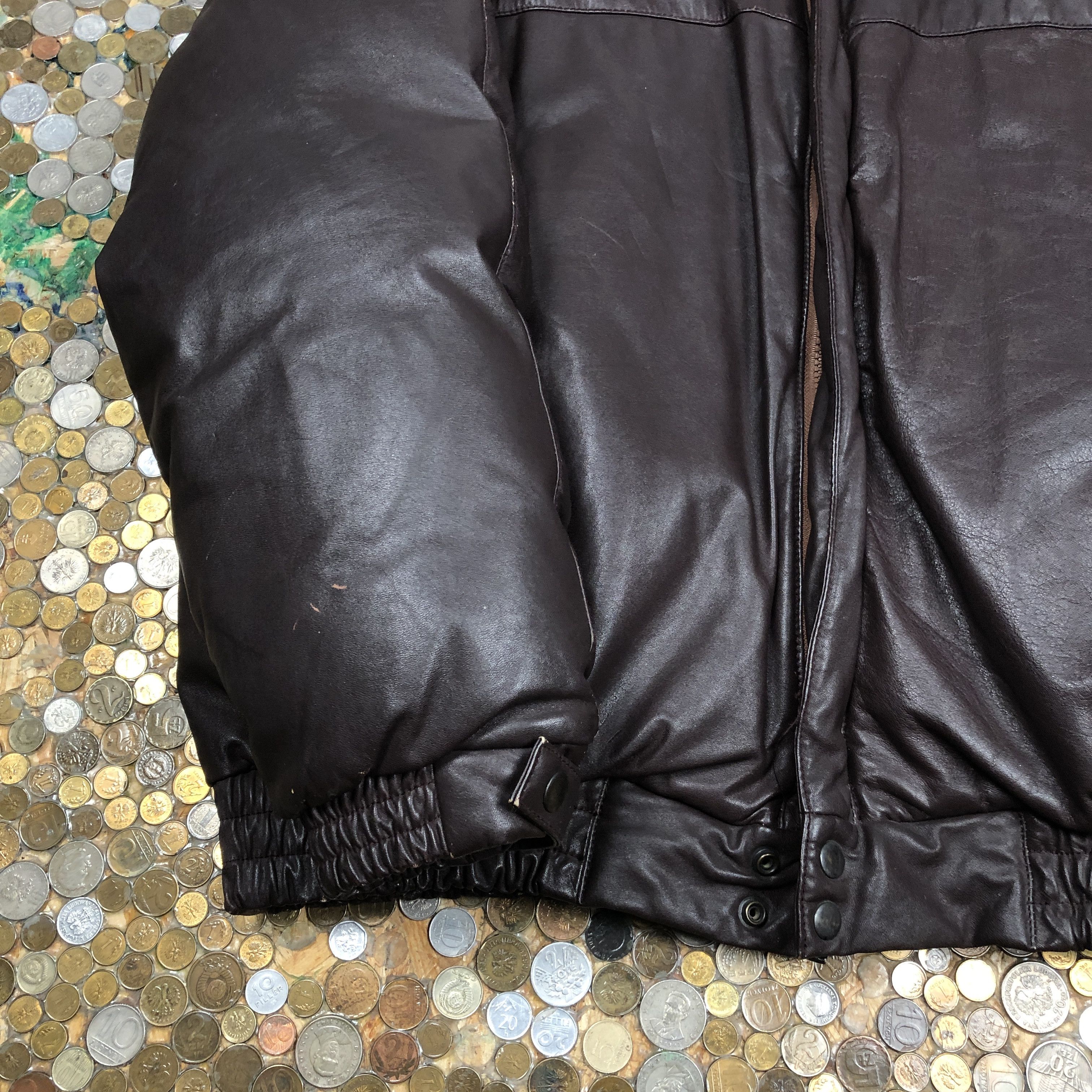 Vintage Vintage leather jacket 90's Size US M / EU 48-50 / 2 - 2 Thumbnail